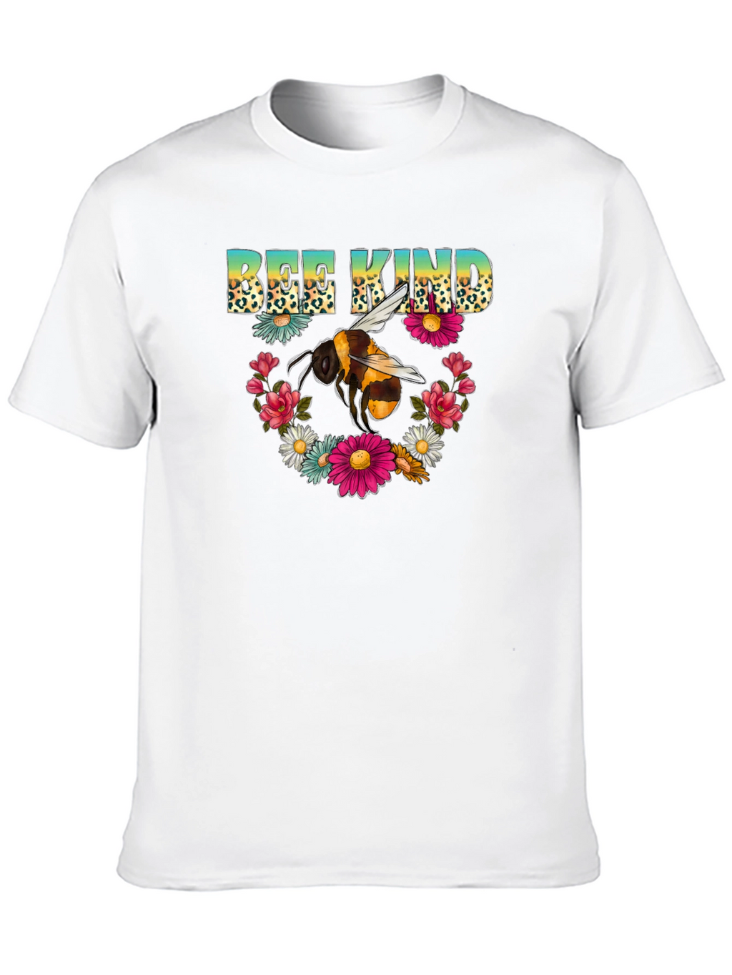 Bee Kind Floral T-Shirt - Graphic Tee