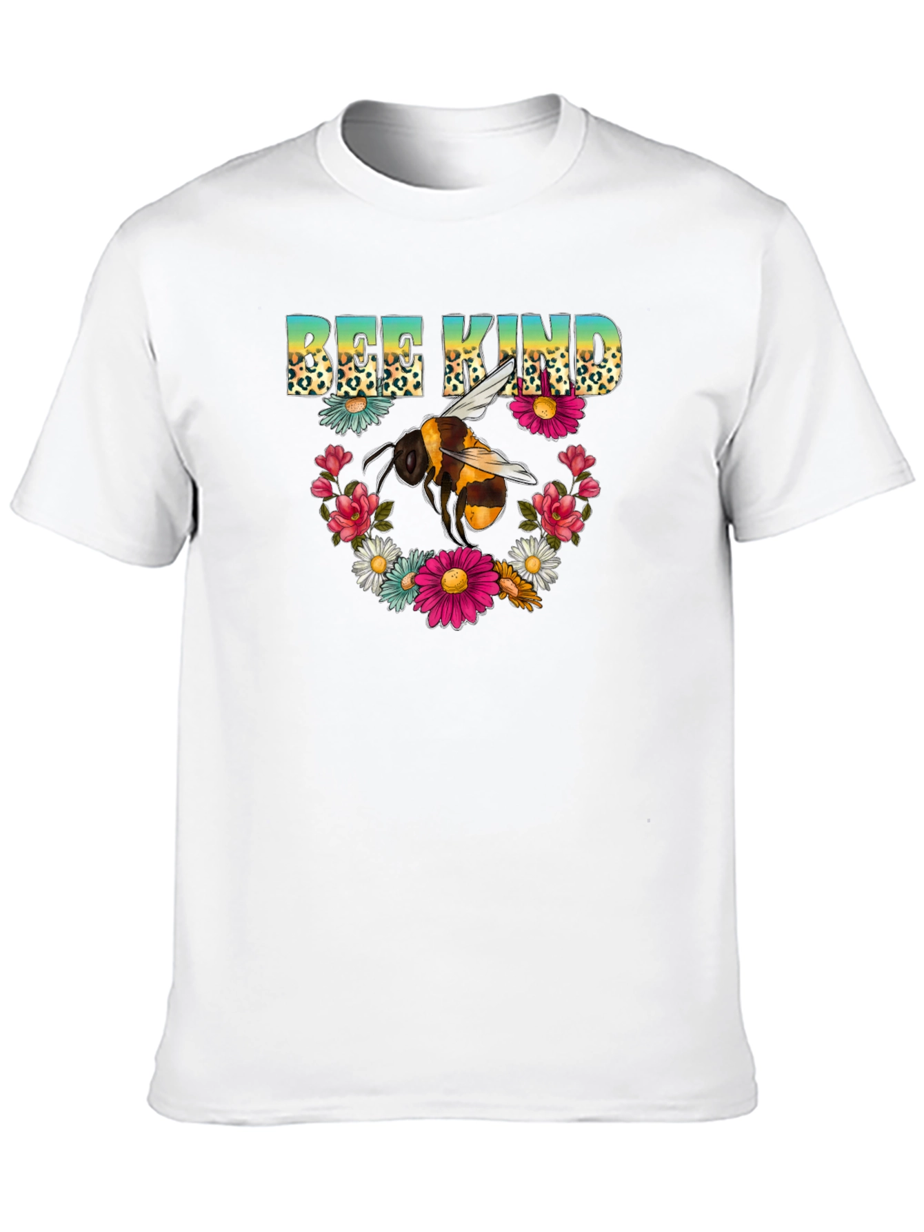 Bee Kind Floral T-Shirt - Graphic Tee