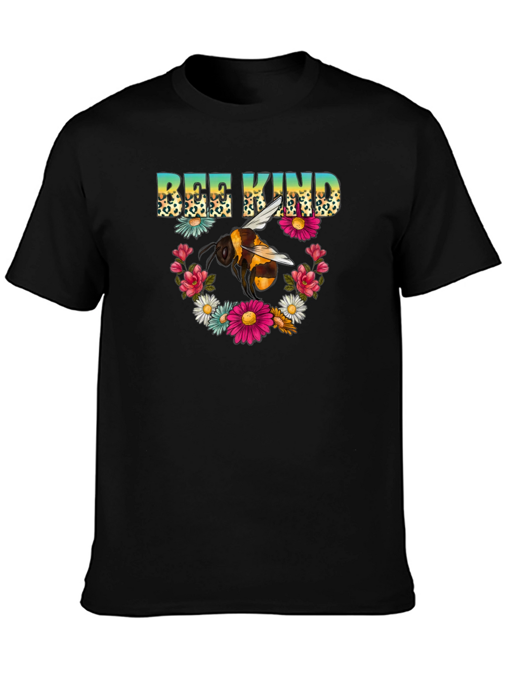 Bee Kind Floral T-Shirt - Graphic Tee