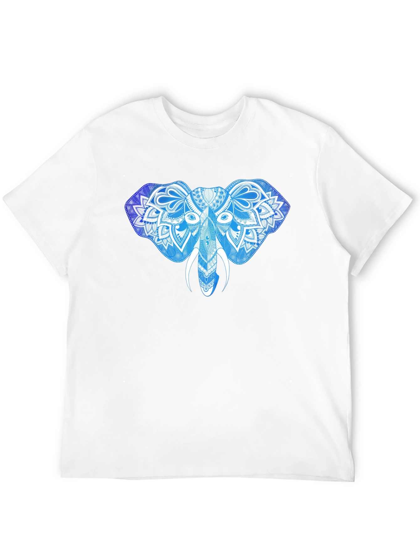 Elephant Mandala Graphic Print T-Shirt