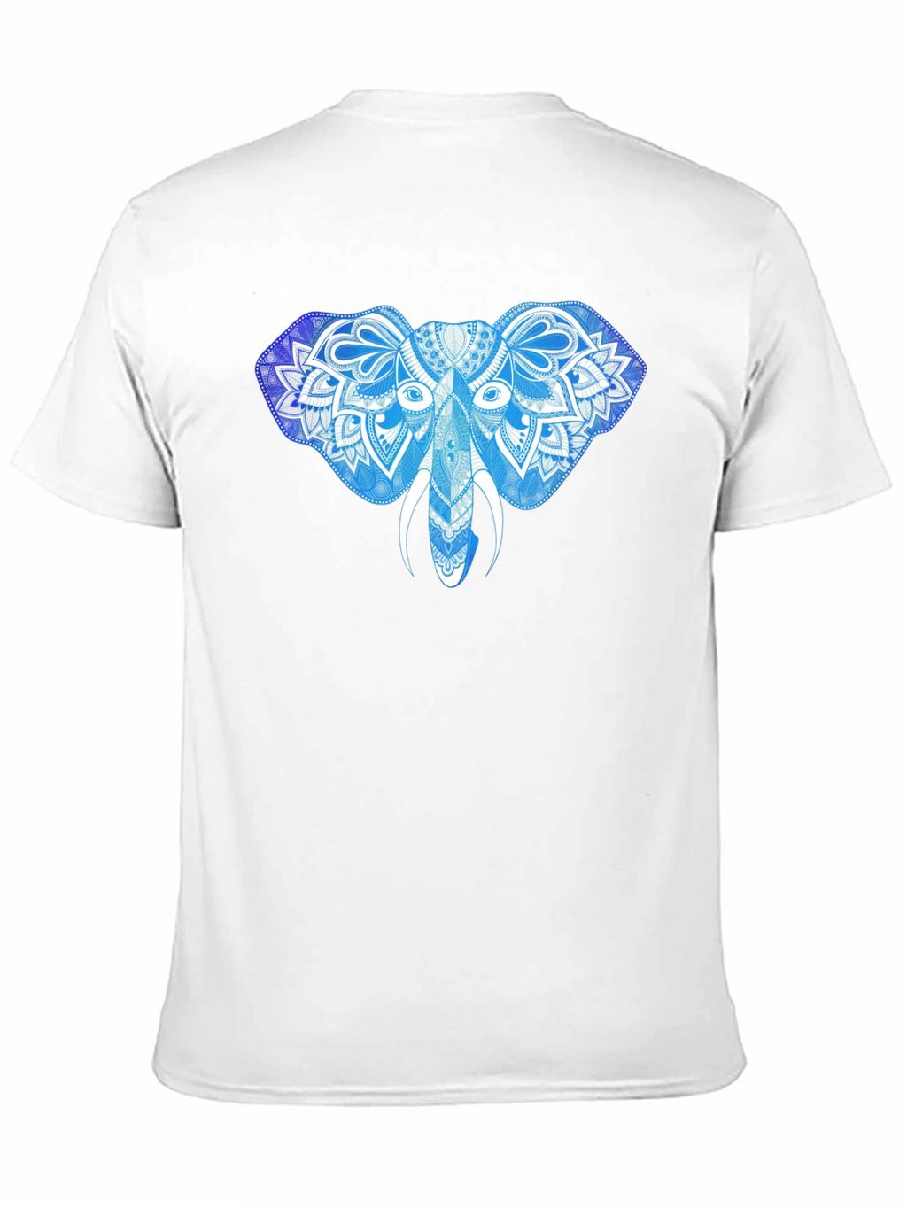 Elephant Mandala Graphic Print T-Shirt