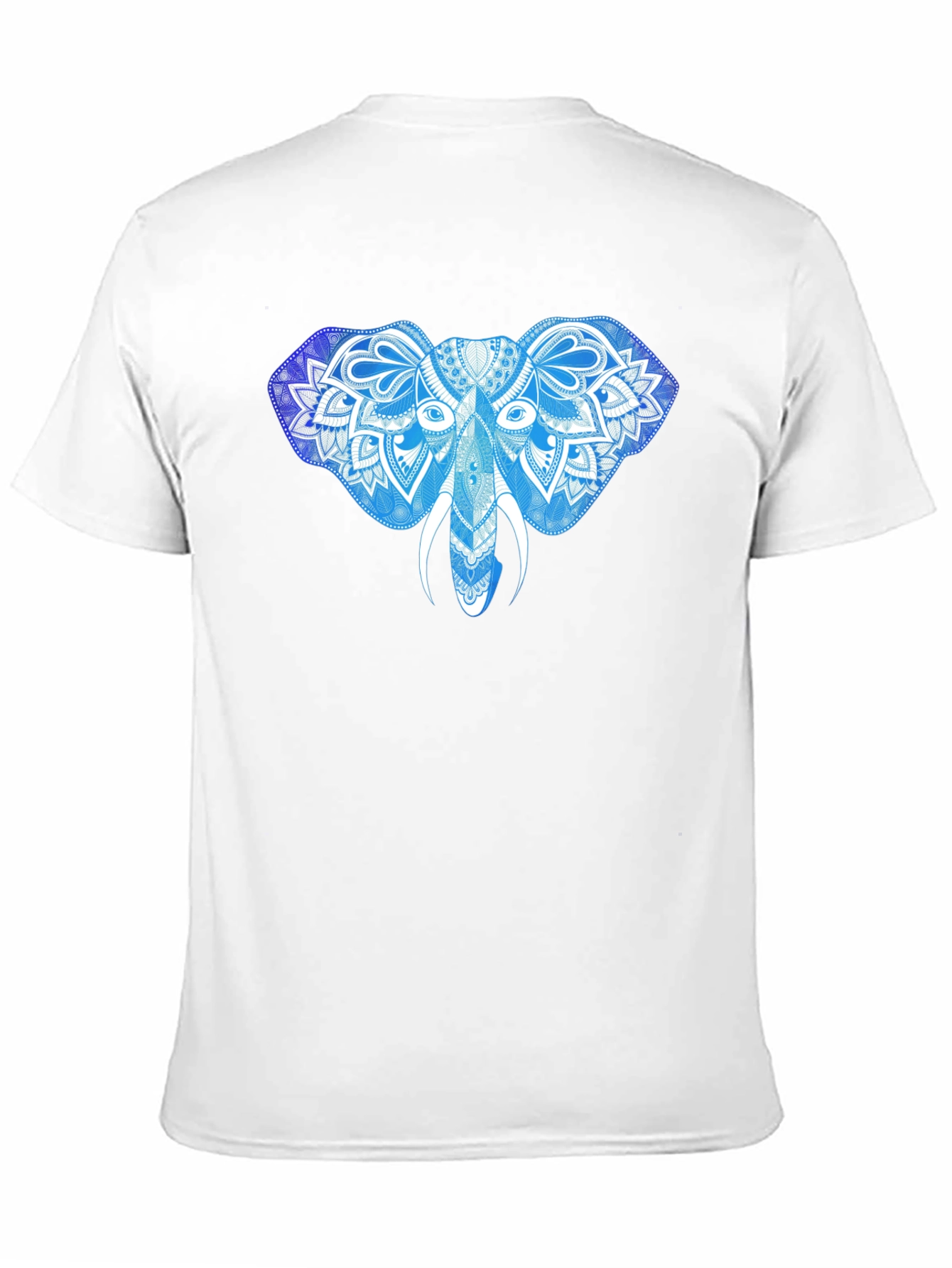 Elephant Mandala Graphic Print T-Shirt