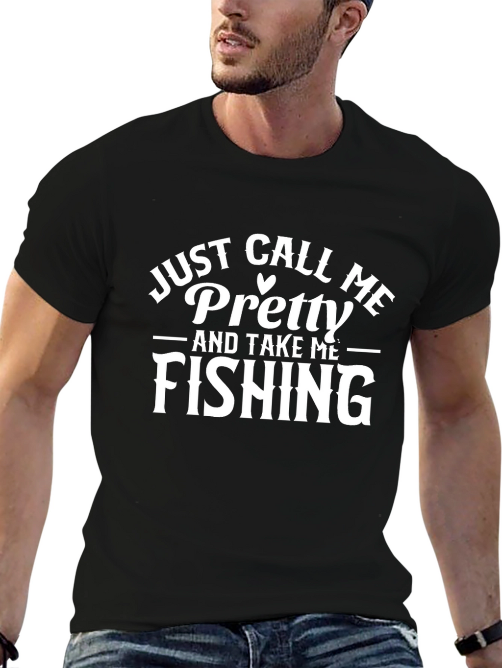 Funny Fishing T-Shirt - Just Call Me Pretty