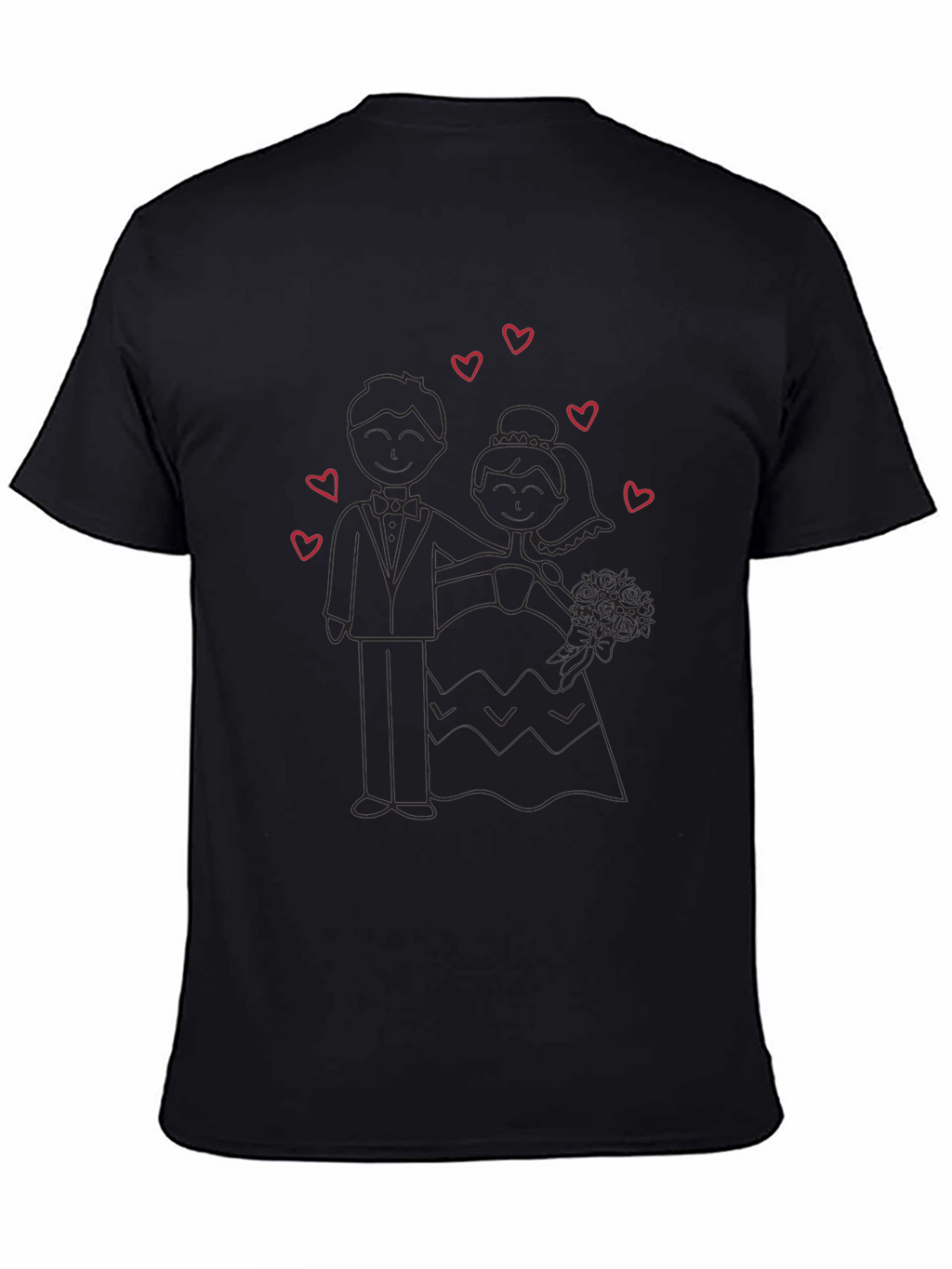 Wedding Day Tee - Bride and Groom Love
