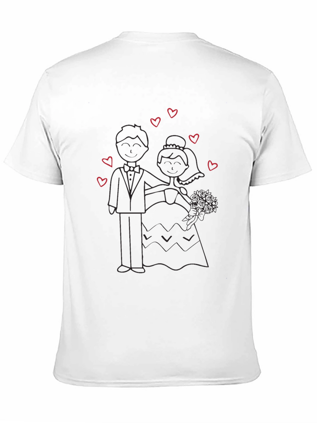 Wedding Day Tee - Bride and Groom Love