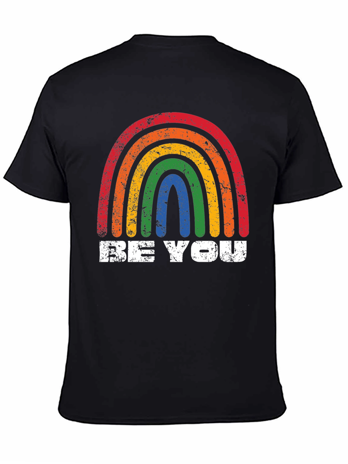 Retro Rainbow Graphic Tee - Be You