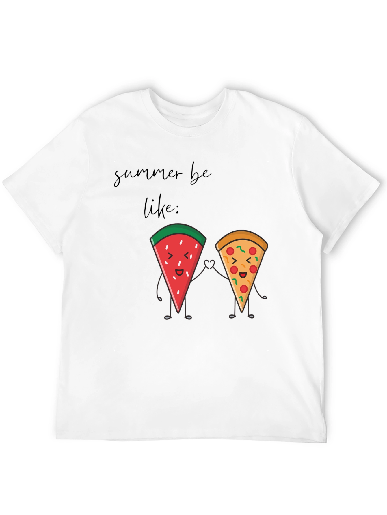 Summer Be Like T-Shirt: Watermelon & Pizza Besties!