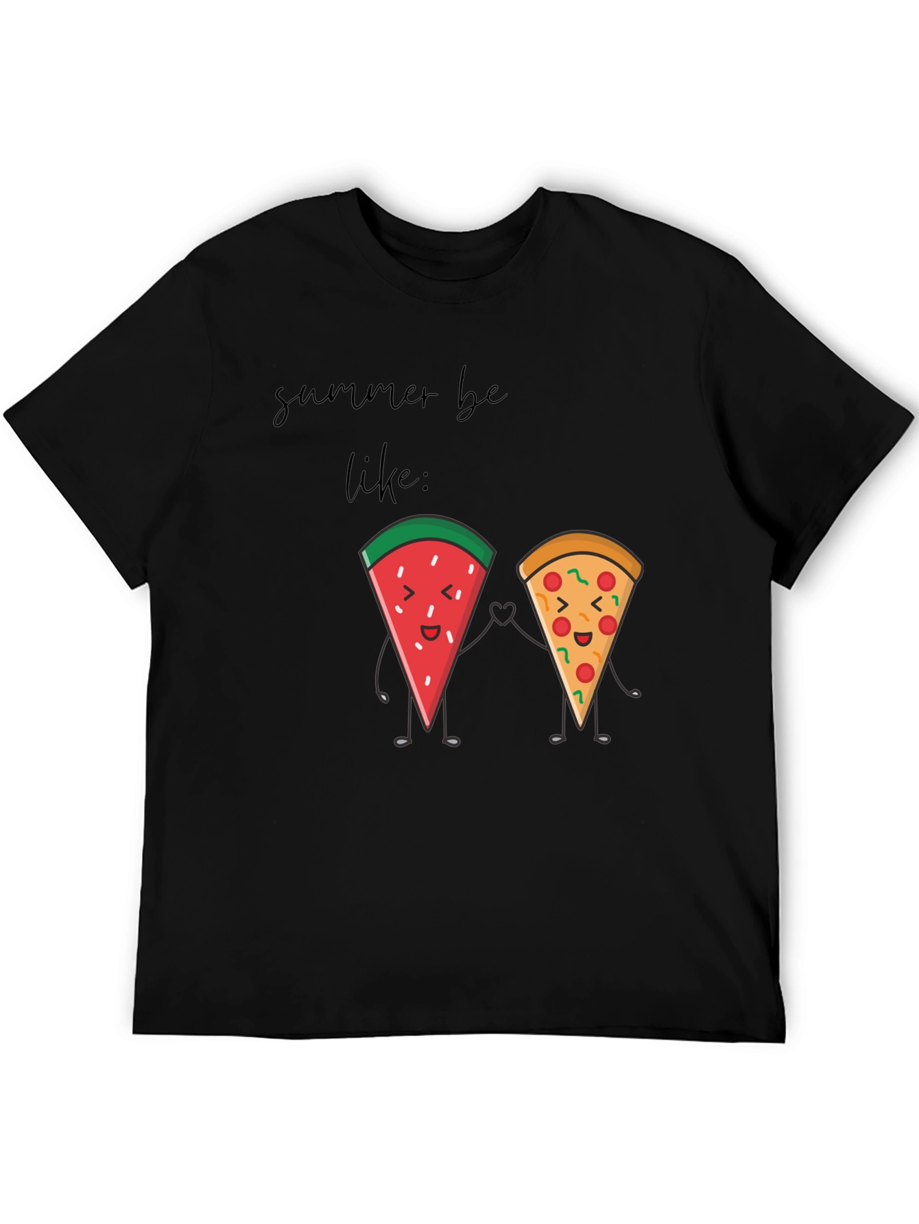 Summer Be Like T-Shirt: Watermelon & Pizza Besties!