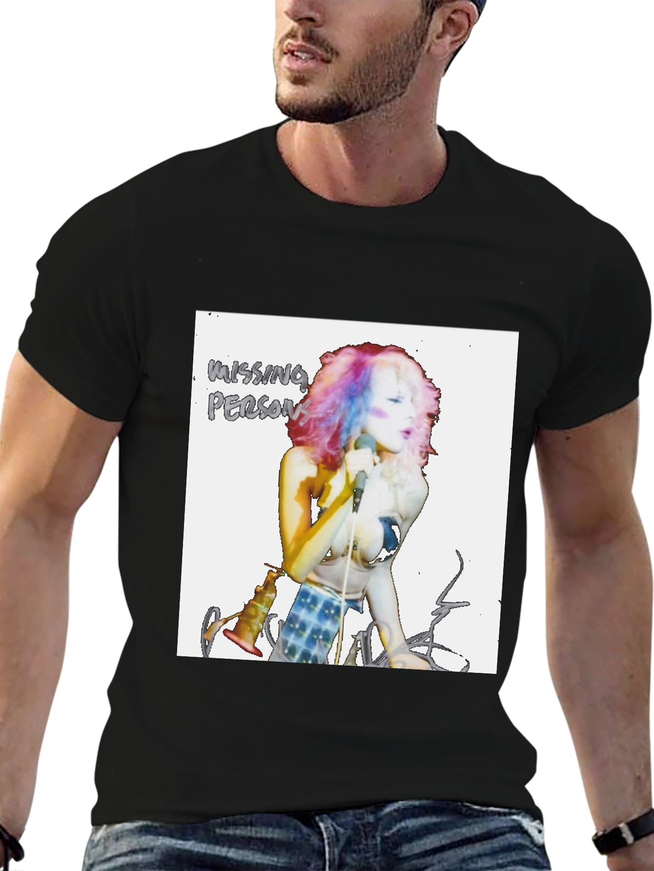 Missing Persons Band T-Shirt - Retro Graphic Tee