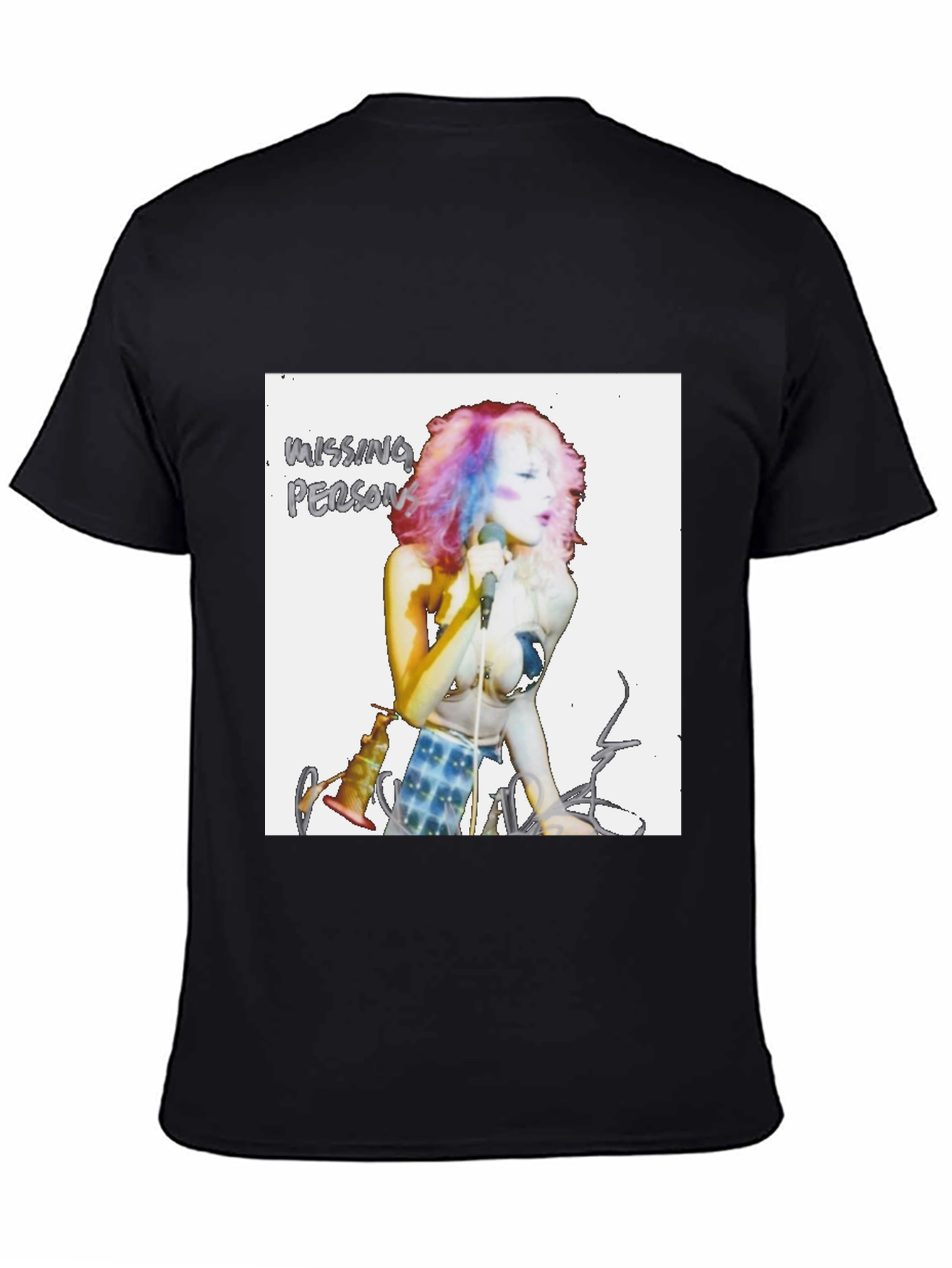 Missing Persons Band T-Shirt - Retro Graphic Tee