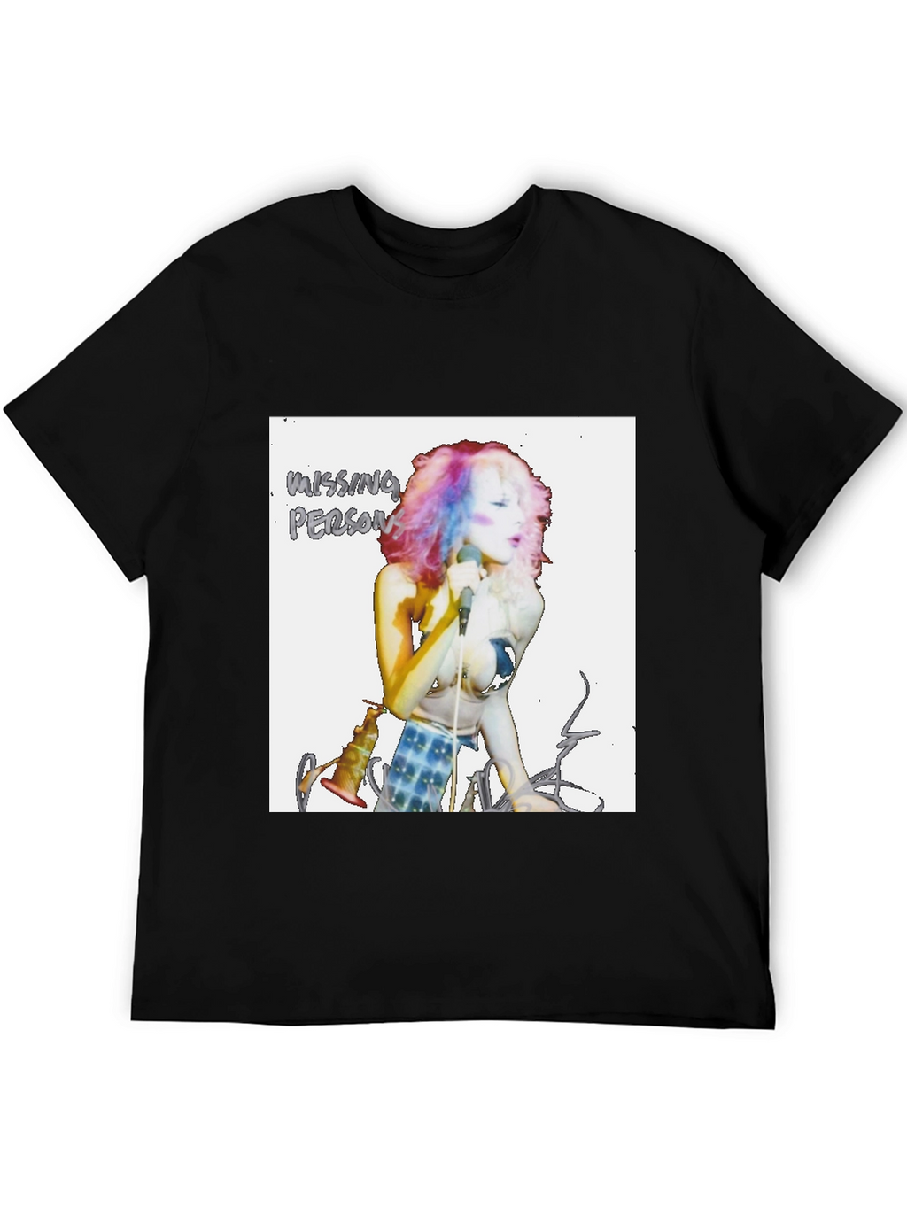Missing Persons Band T-Shirt - Retro Graphic Tee