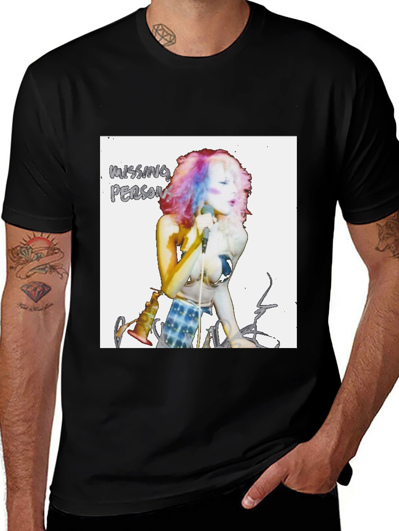 Missing Persons Band T-Shirt - Retro Graphic Tee