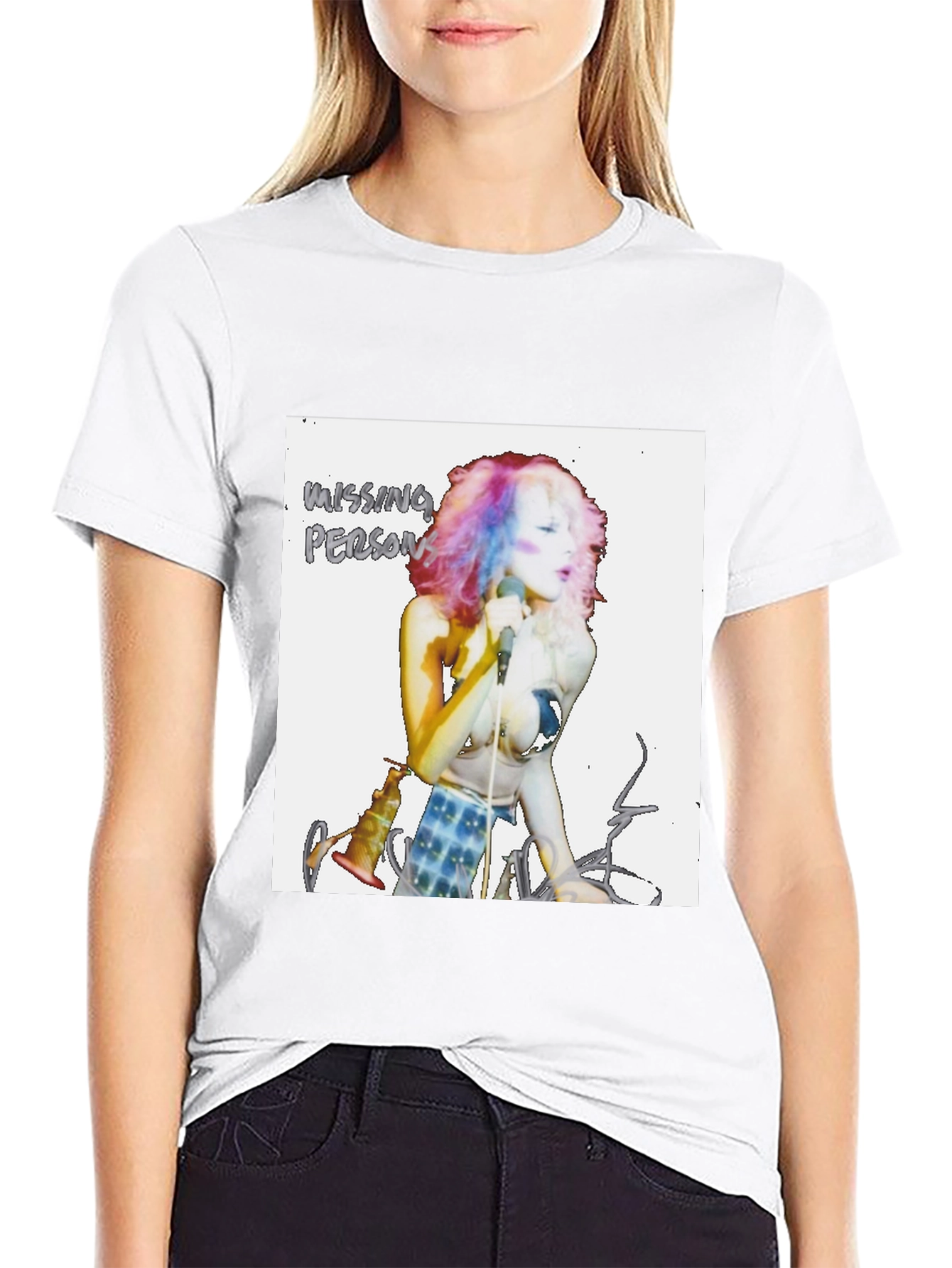 Missing Persons Band T-Shirt - Retro Graphic Tee