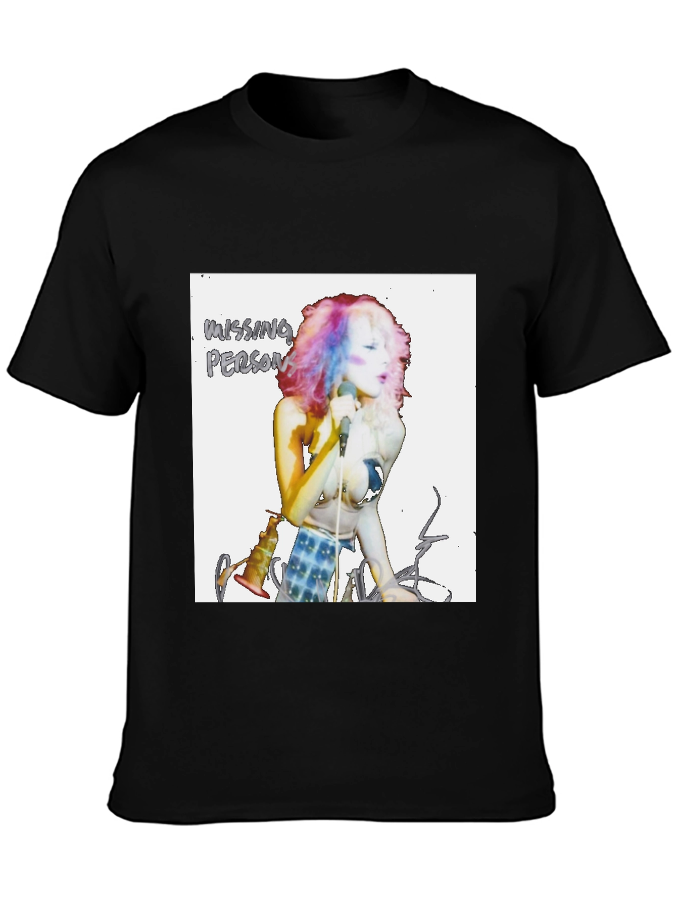 Missing Persons Band T-Shirt - Retro Graphic Tee