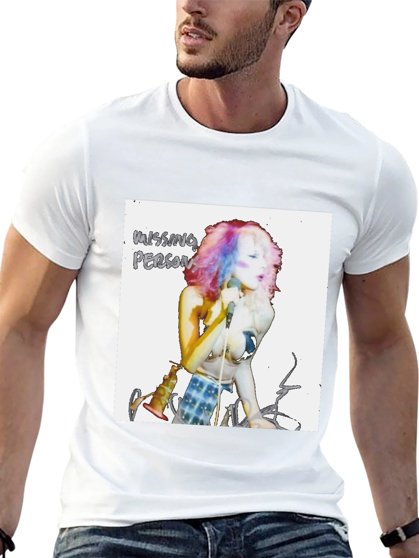 Missing Persons Band T-Shirt - Retro Graphic Tee