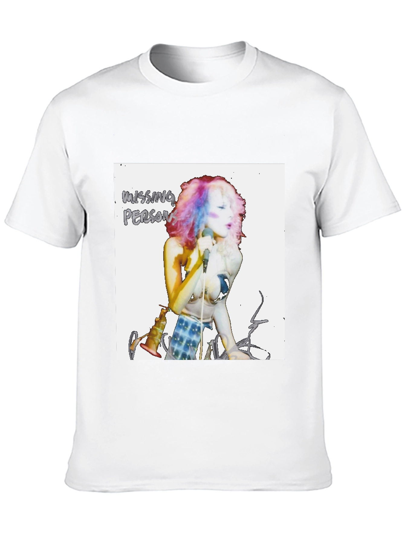 Missing Persons Band T-Shirt - Retro Graphic Tee