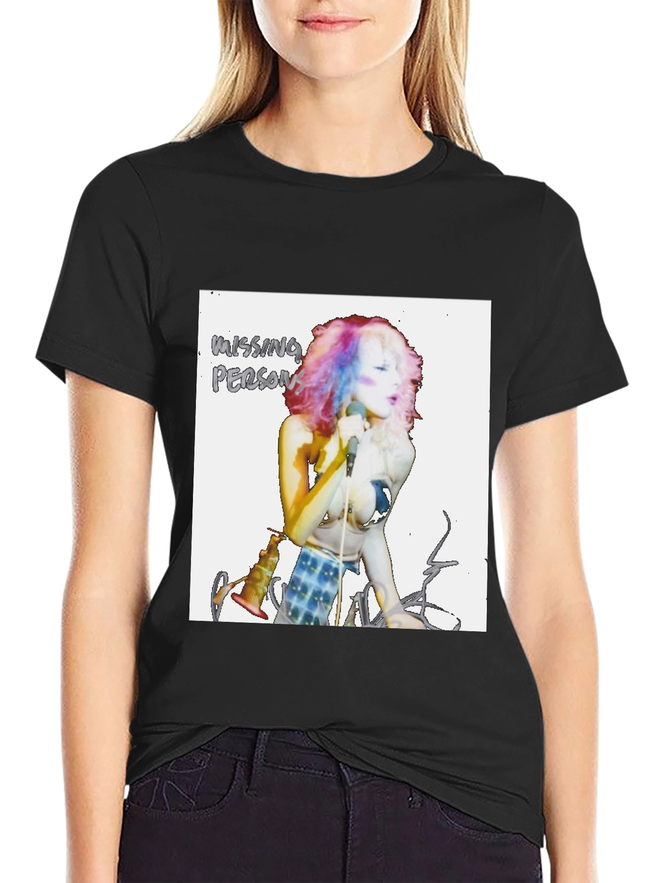 Missing Persons Band T-Shirt - Retro Graphic Tee