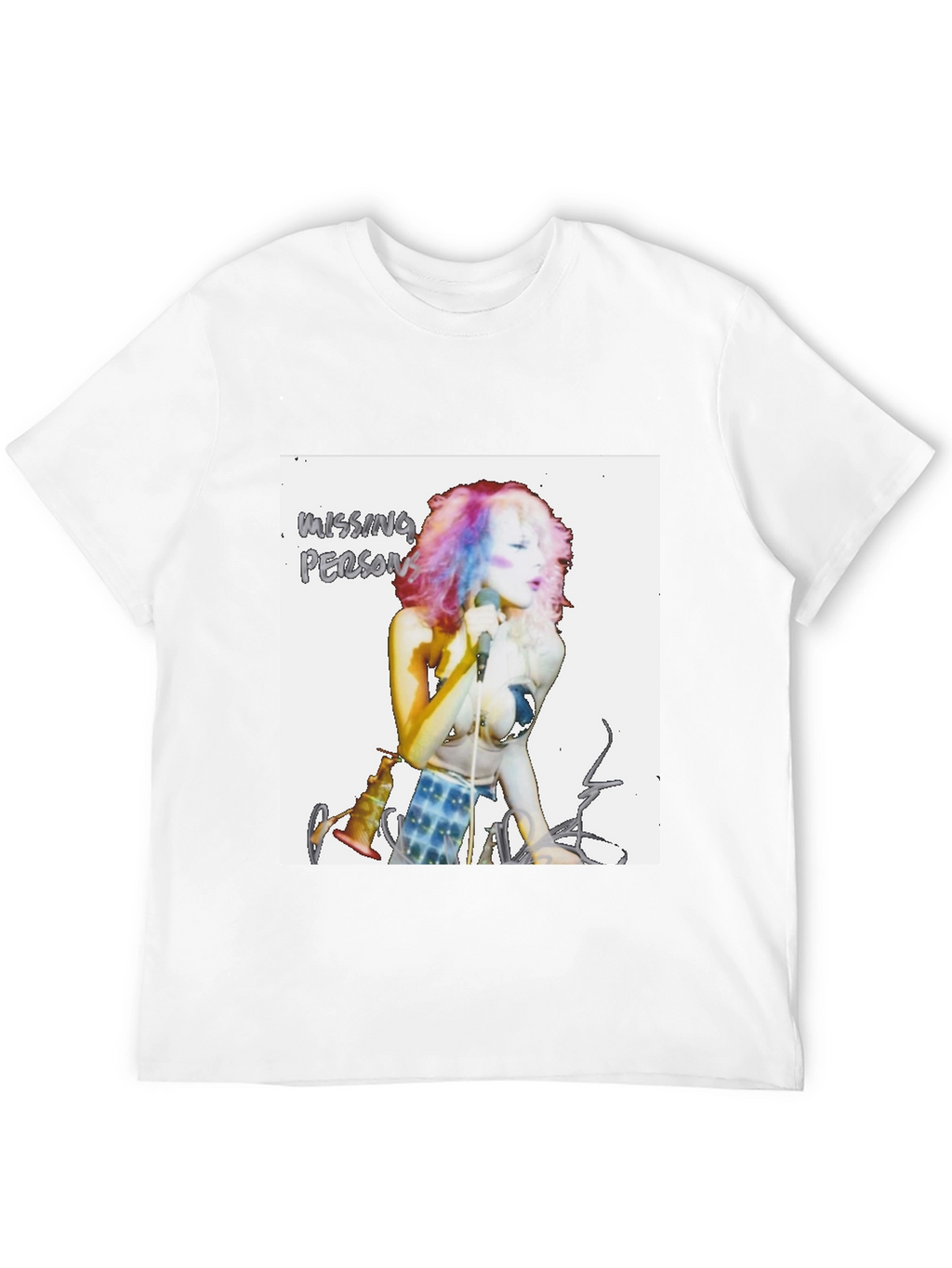 Missing Persons Band T-Shirt - Retro Graphic Tee