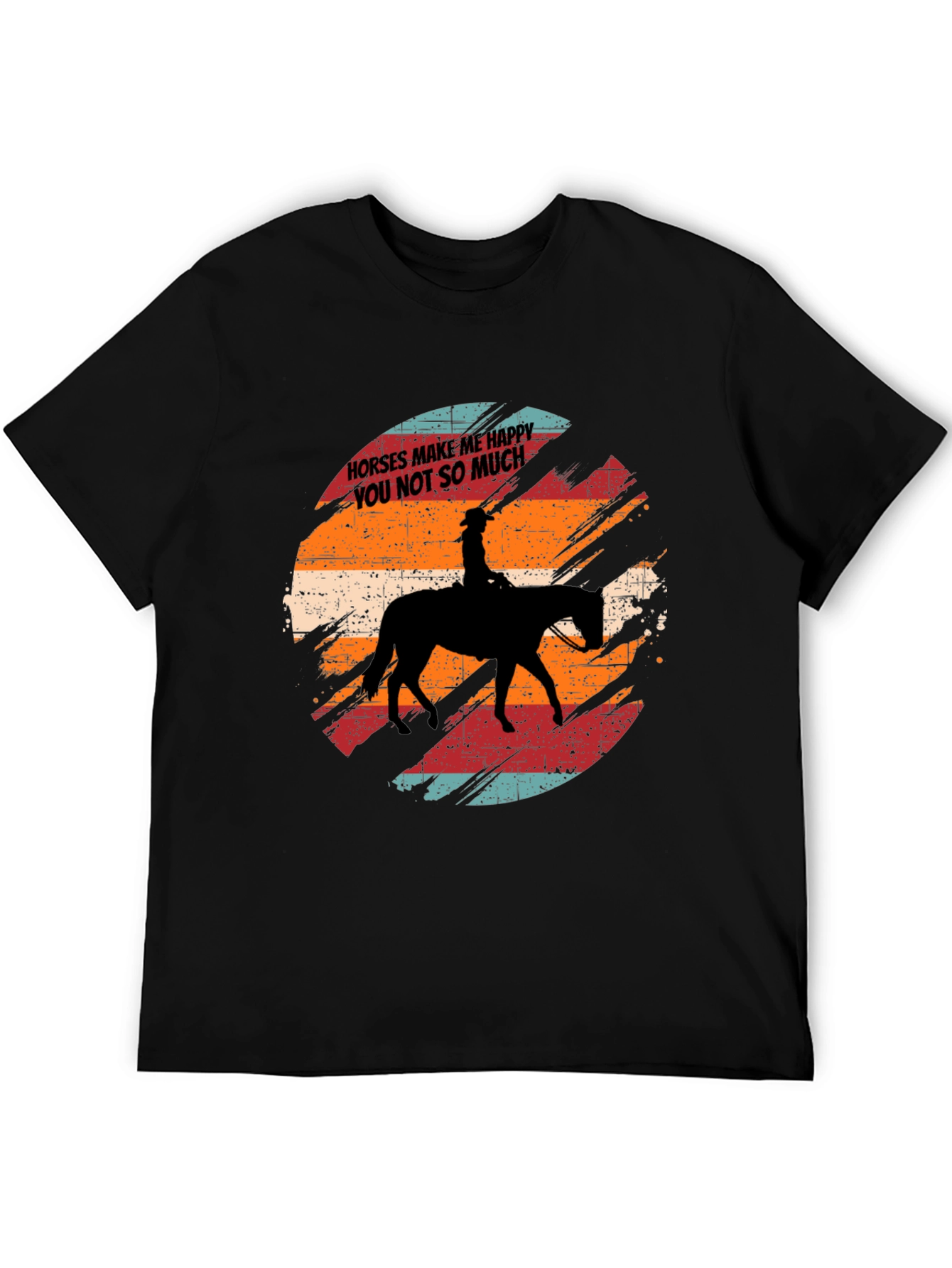 Horses Make Me Happy T-Shirt