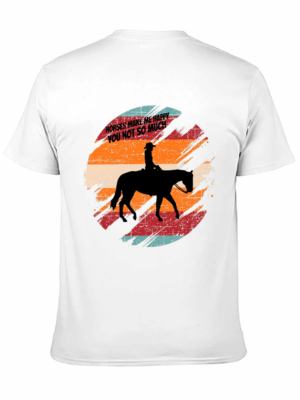 Horses Make Me Happy T-Shirt