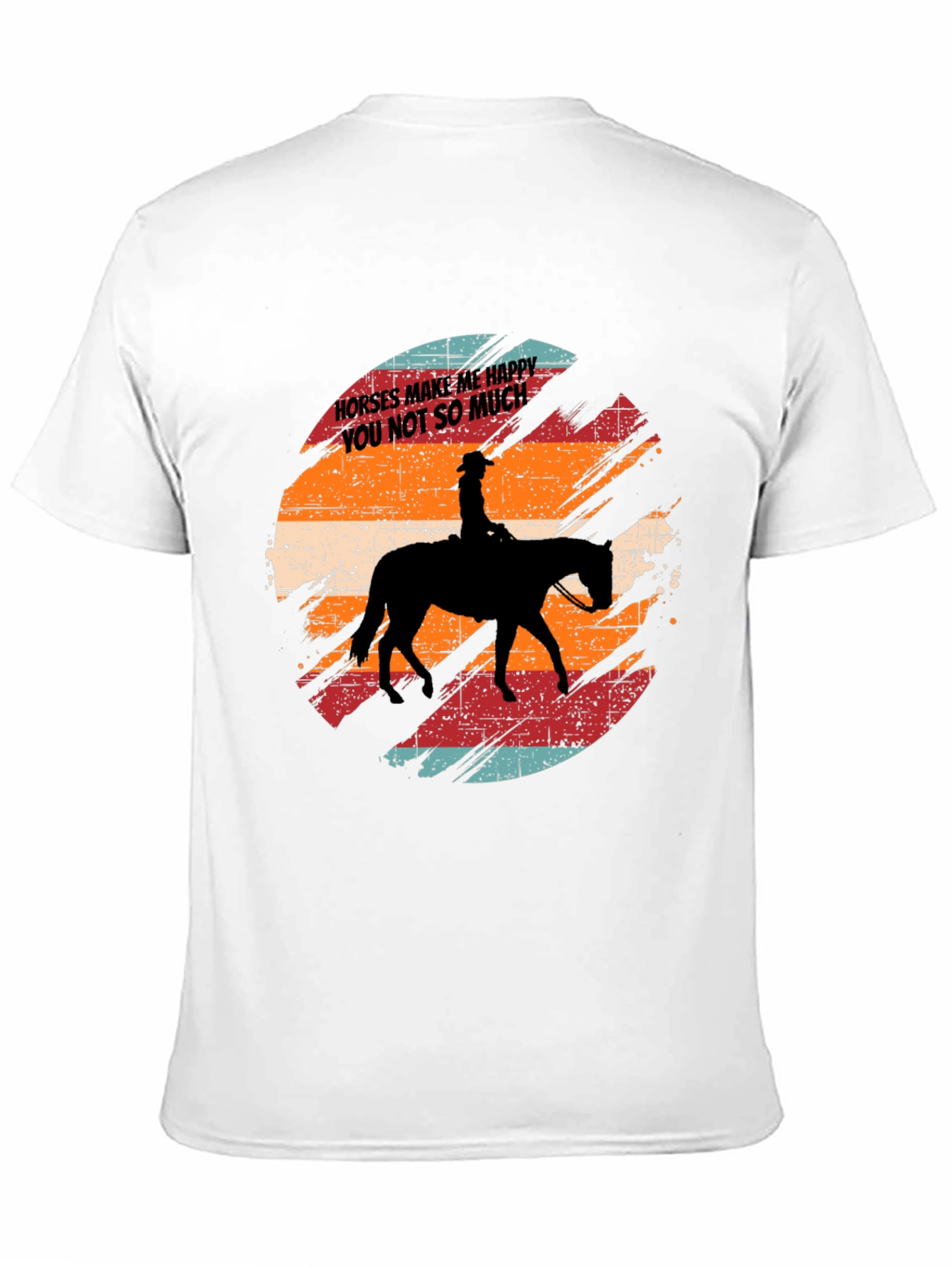 Horses Make Me Happy T-Shirt