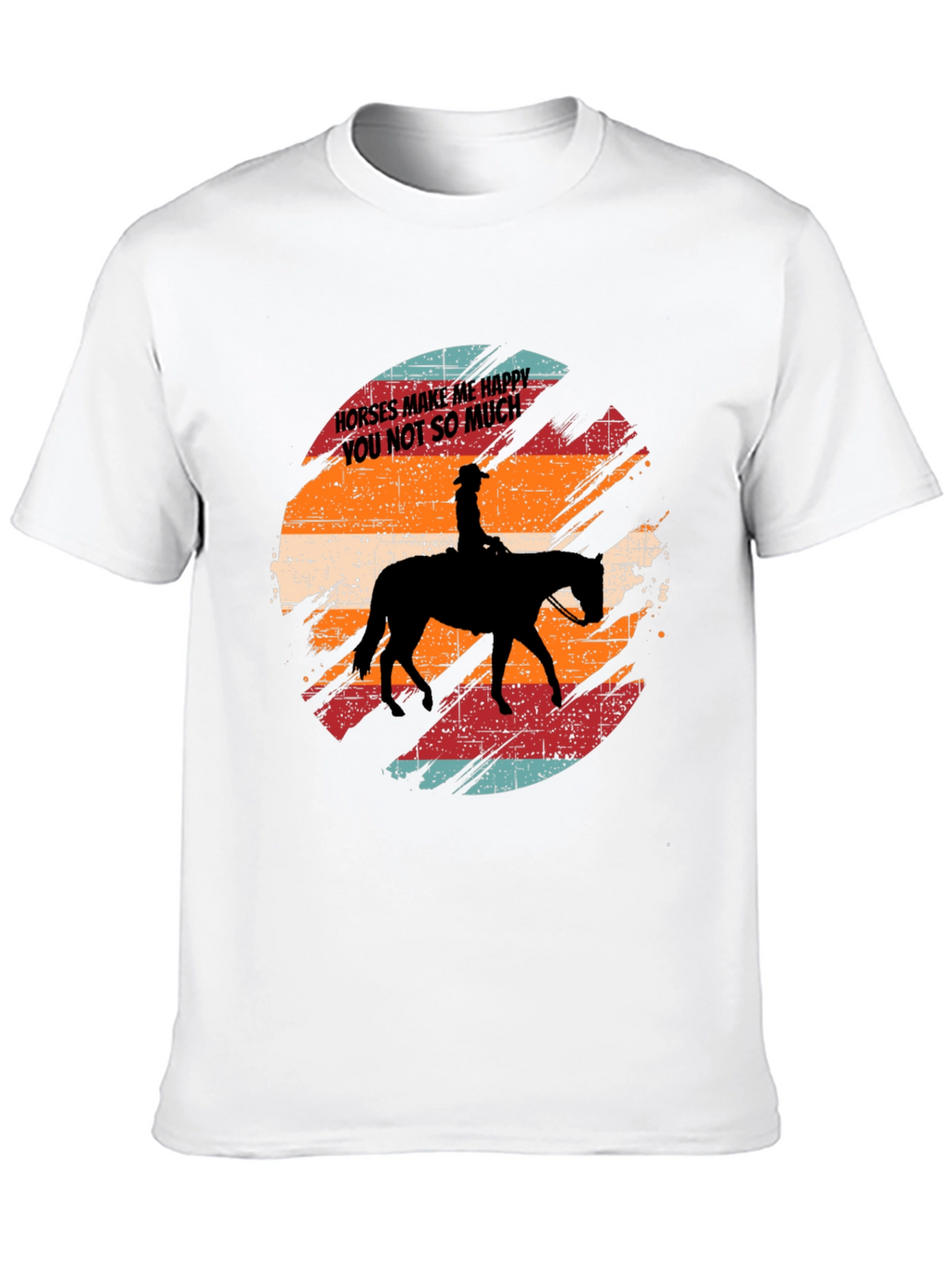 Horses Make Me Happy T-Shirt