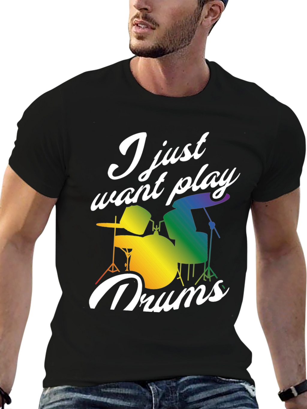 I Just Want to Play Drums T-Shirt
