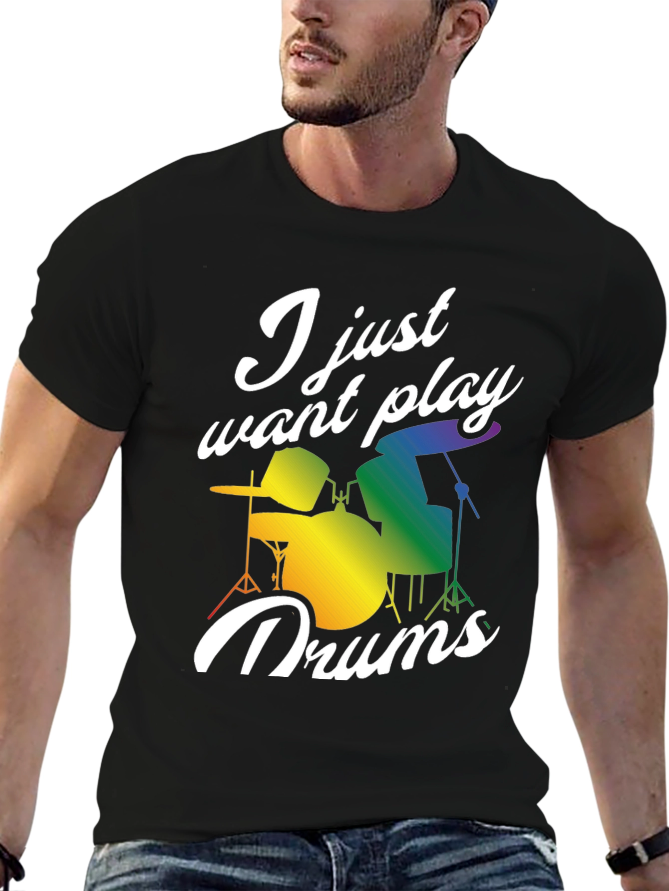 I Just Want to Play Drums T-Shirt