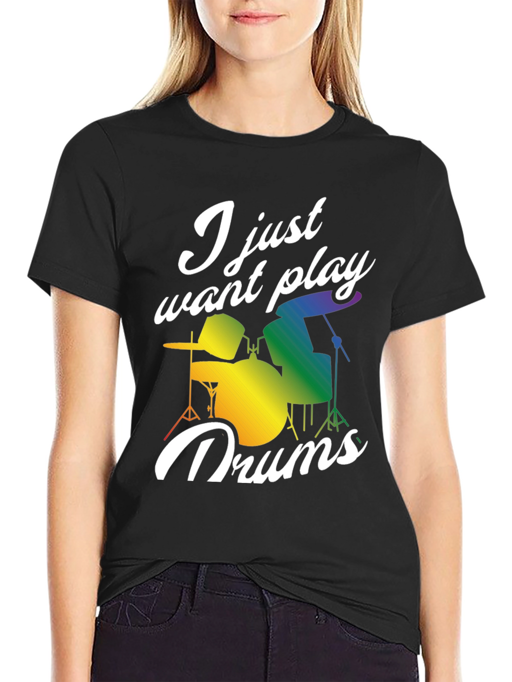I Just Want to Play Drums T-Shirt