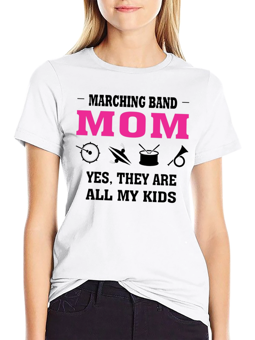Marching Band Mom Graphic T-Shirt