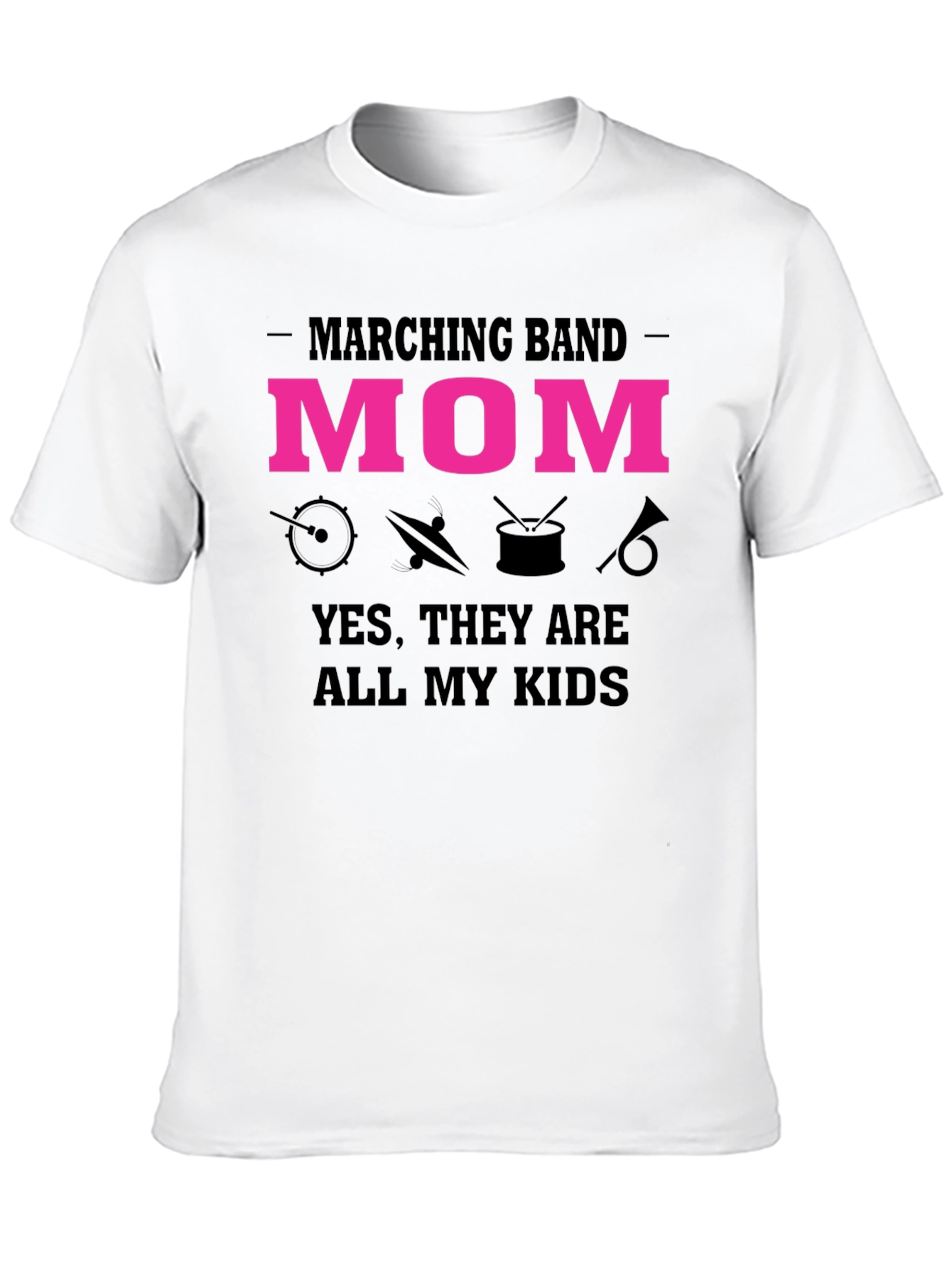 Marching Band Mom Graphic T-Shirt