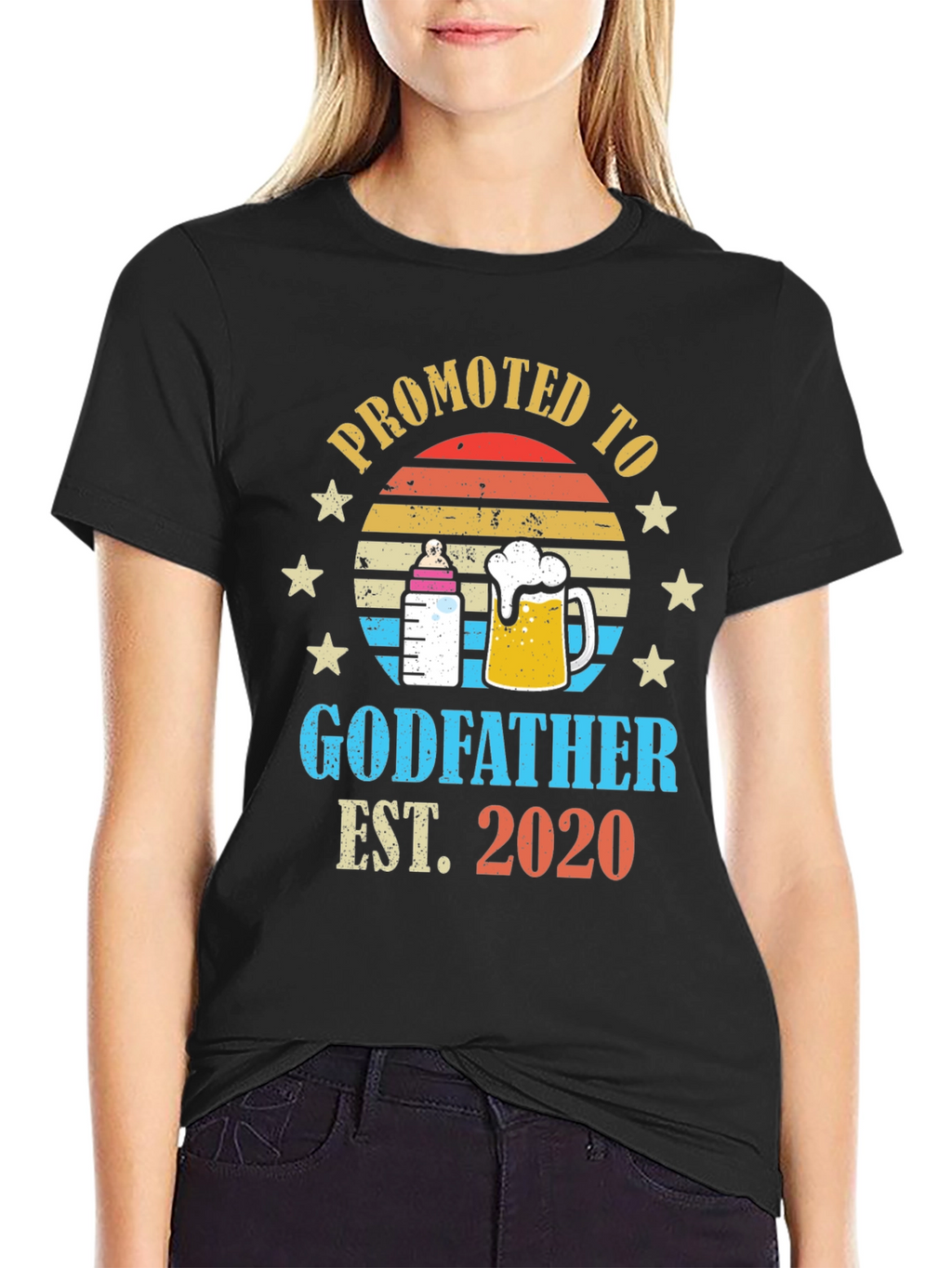 Promoted to Godfather Est. 2020 T-Shirt