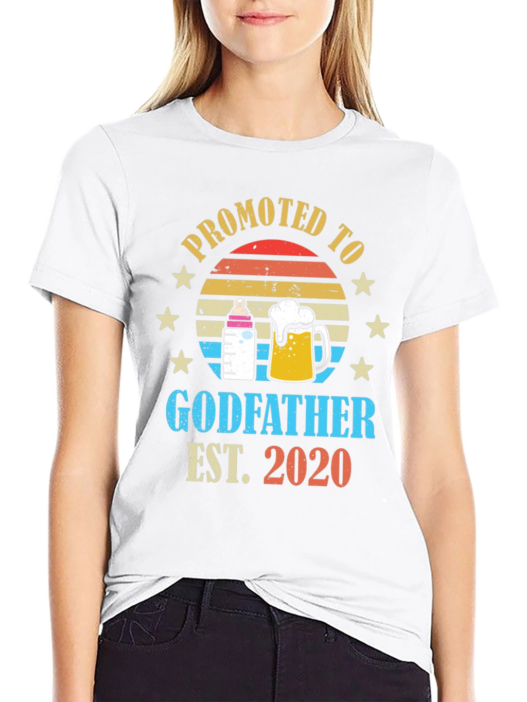 Promoted to Godfather Est. 2020 T-Shirt