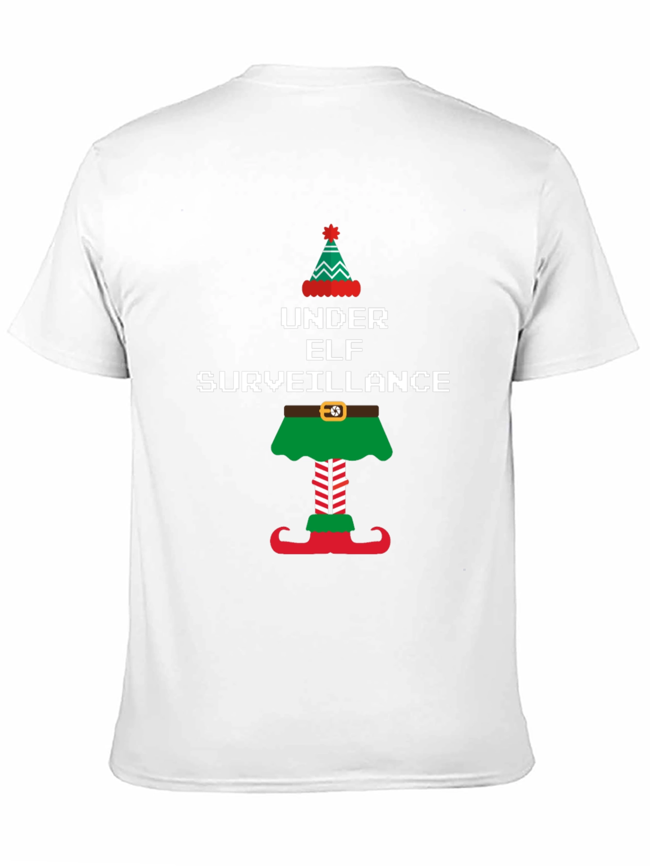 Under Elf Surveillance Christmas T-Shirt