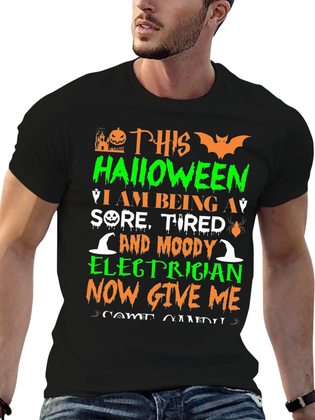 Halloween Electrician T-Shirt