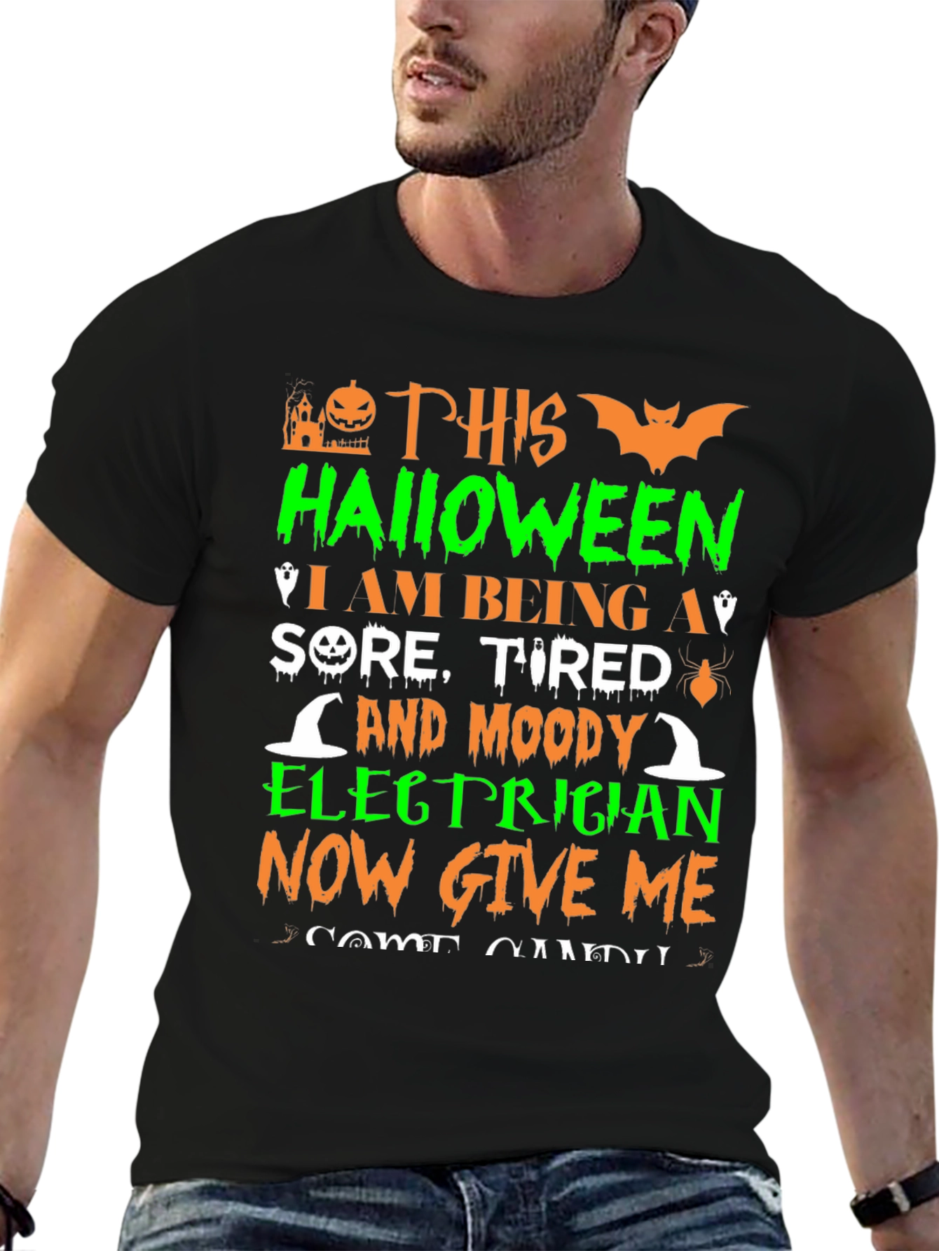 Halloween Electrician T-Shirt