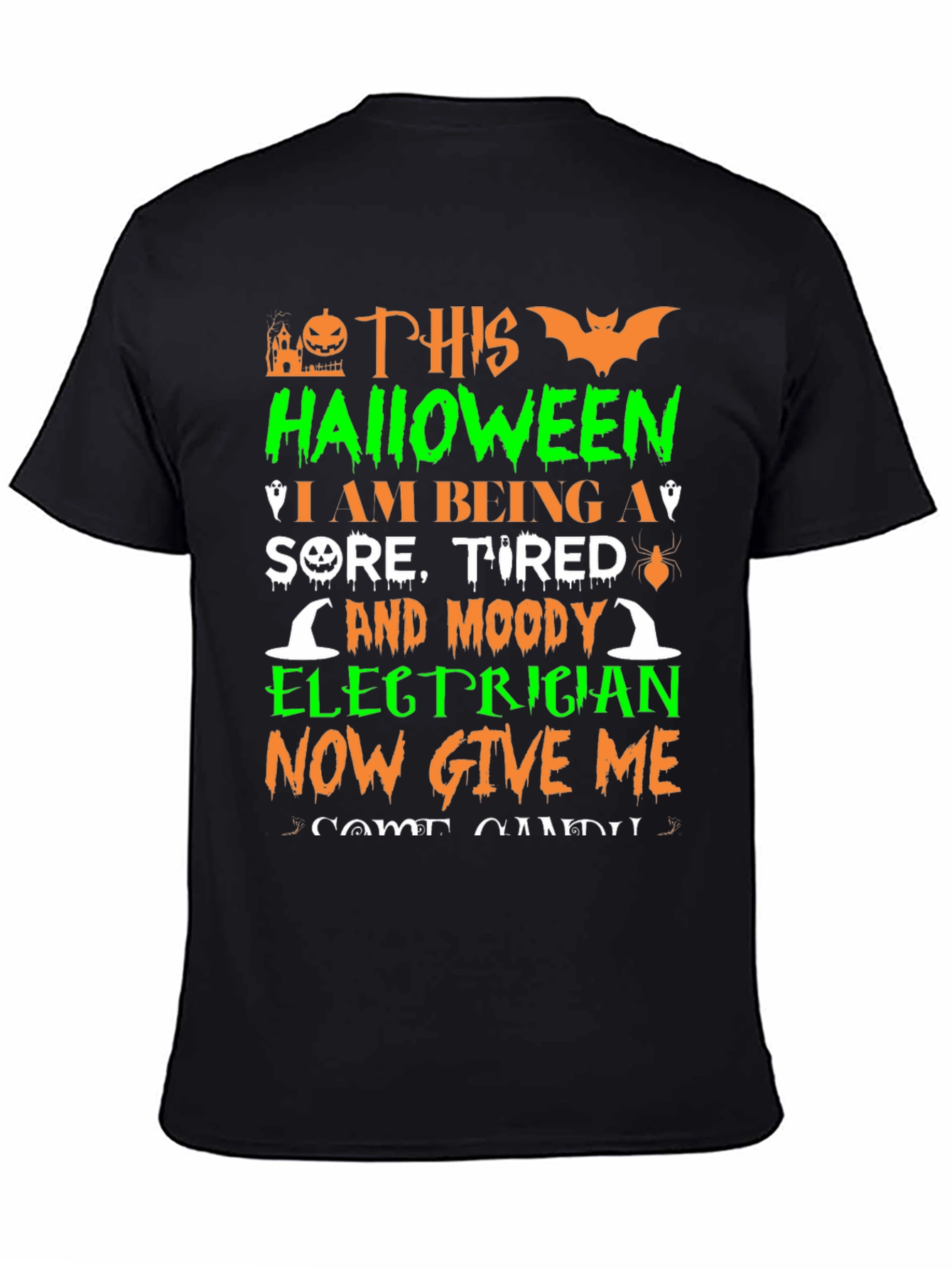 Halloween Electrician T-Shirt