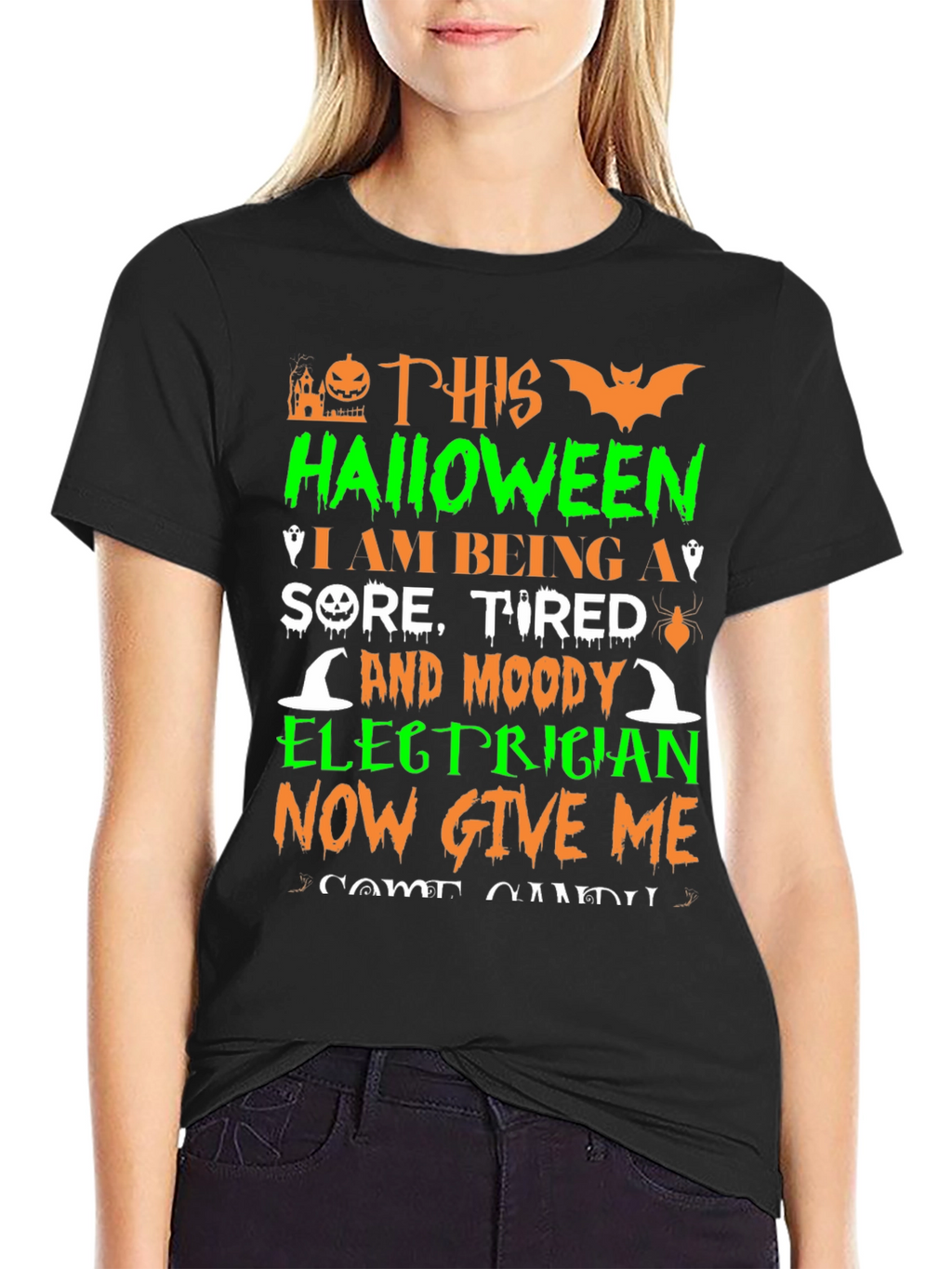 Halloween Electrician T-Shirt