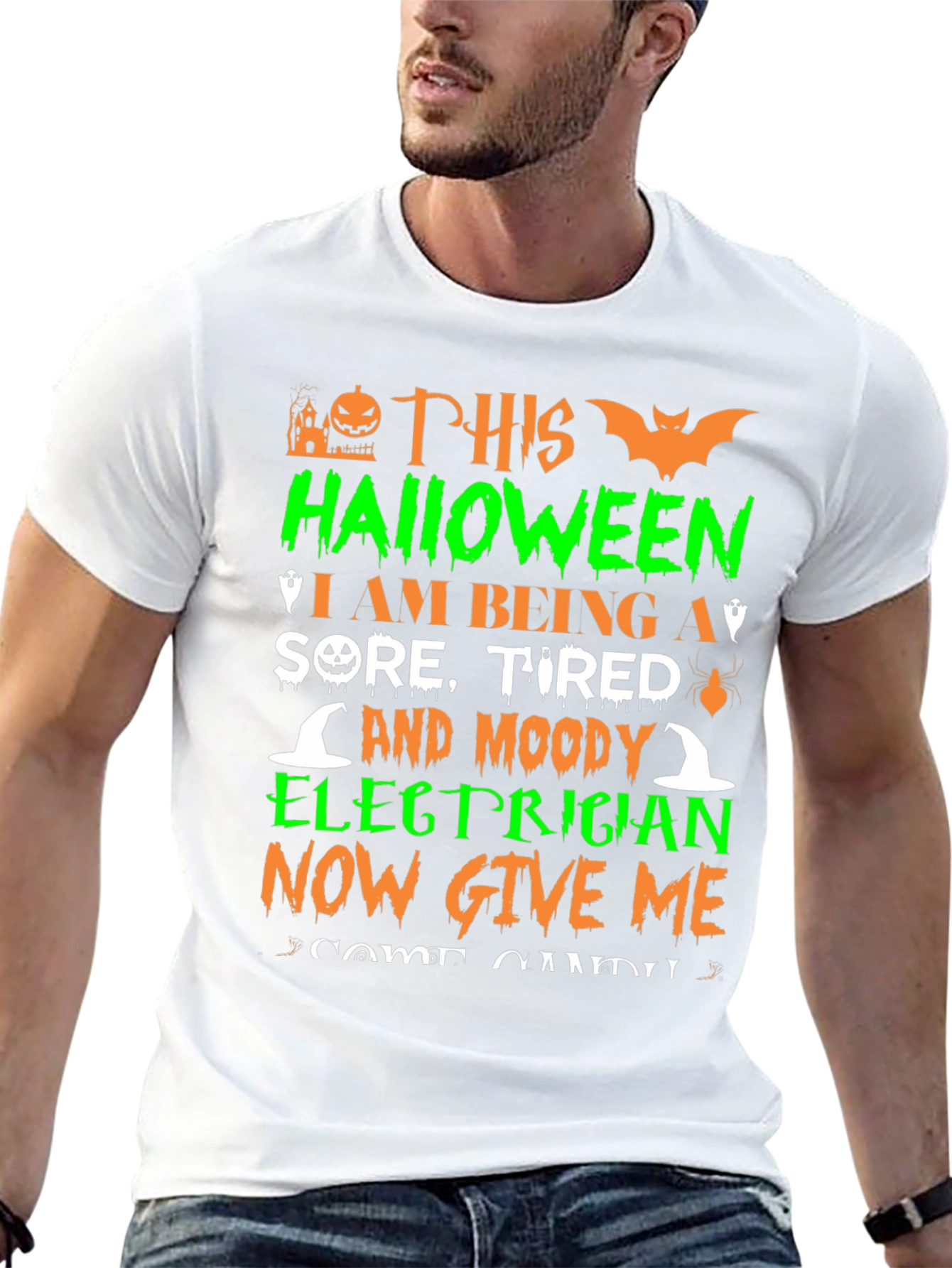 Halloween Electrician T-Shirt