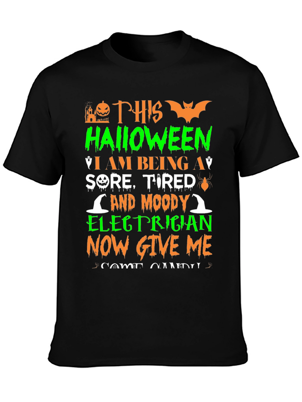 Halloween Electrician T-Shirt