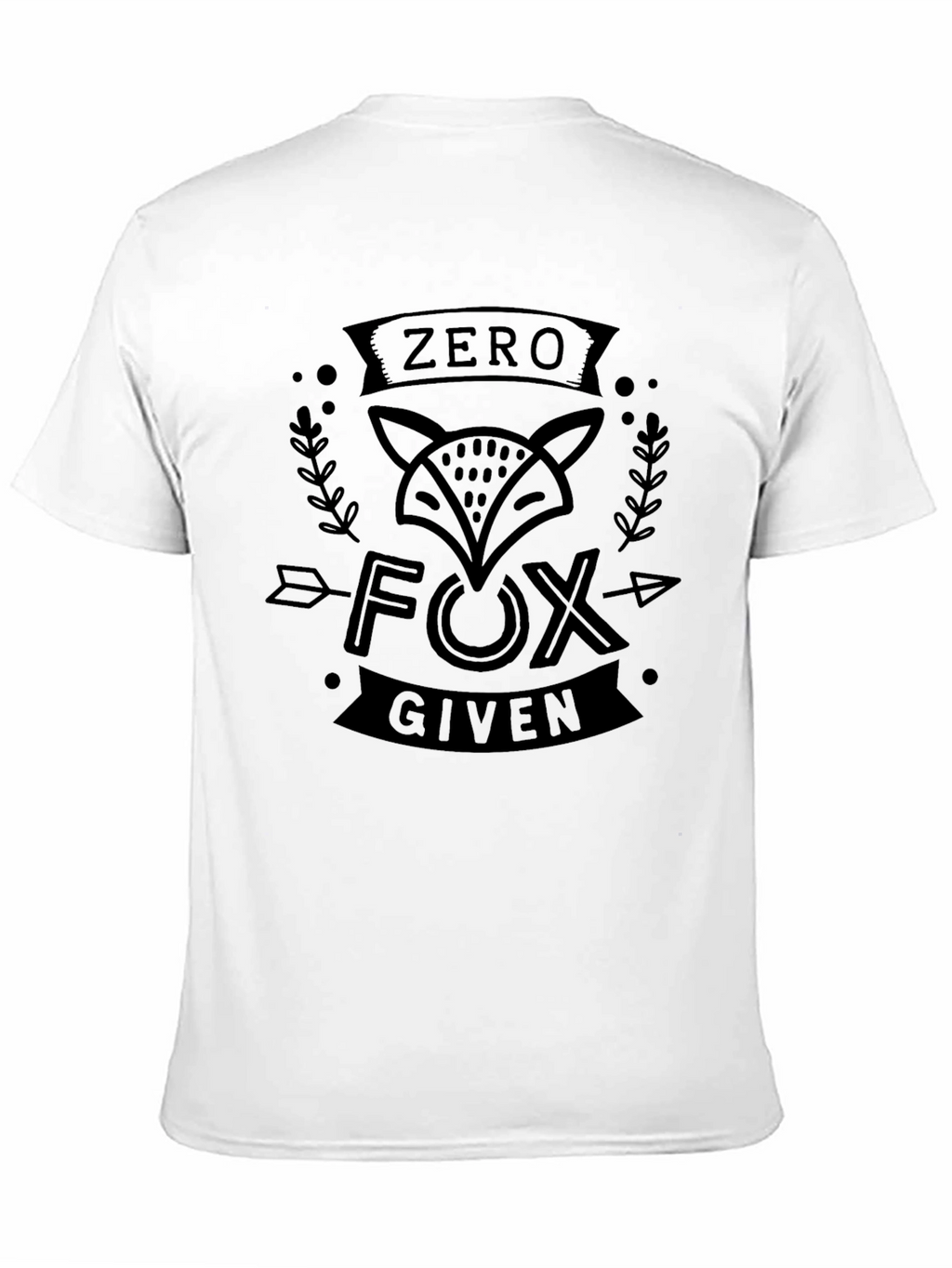 Zero Fox Given Graphic T-Shirt - Black