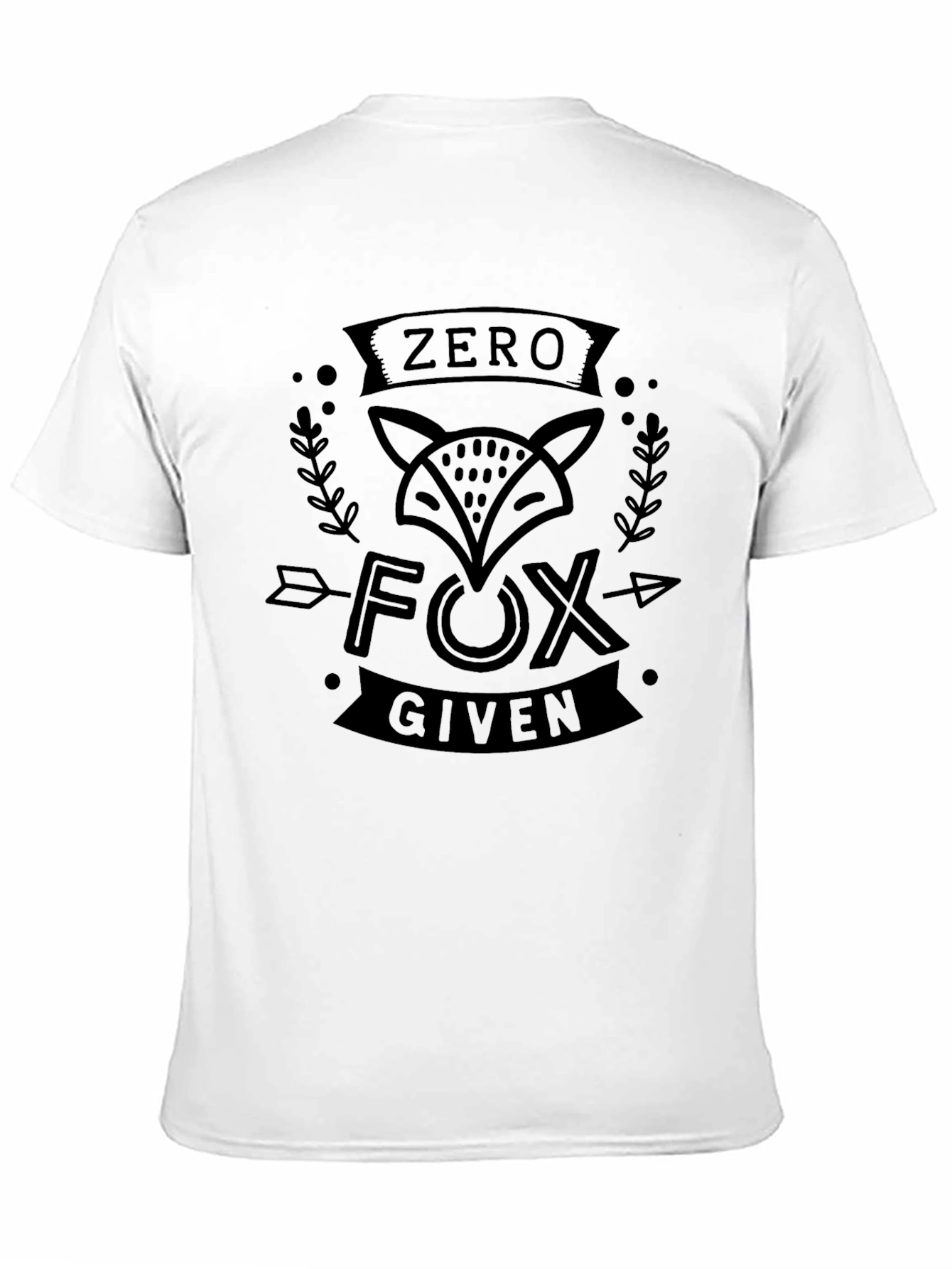 Zero Fox Given Graphic T-Shirt - Black