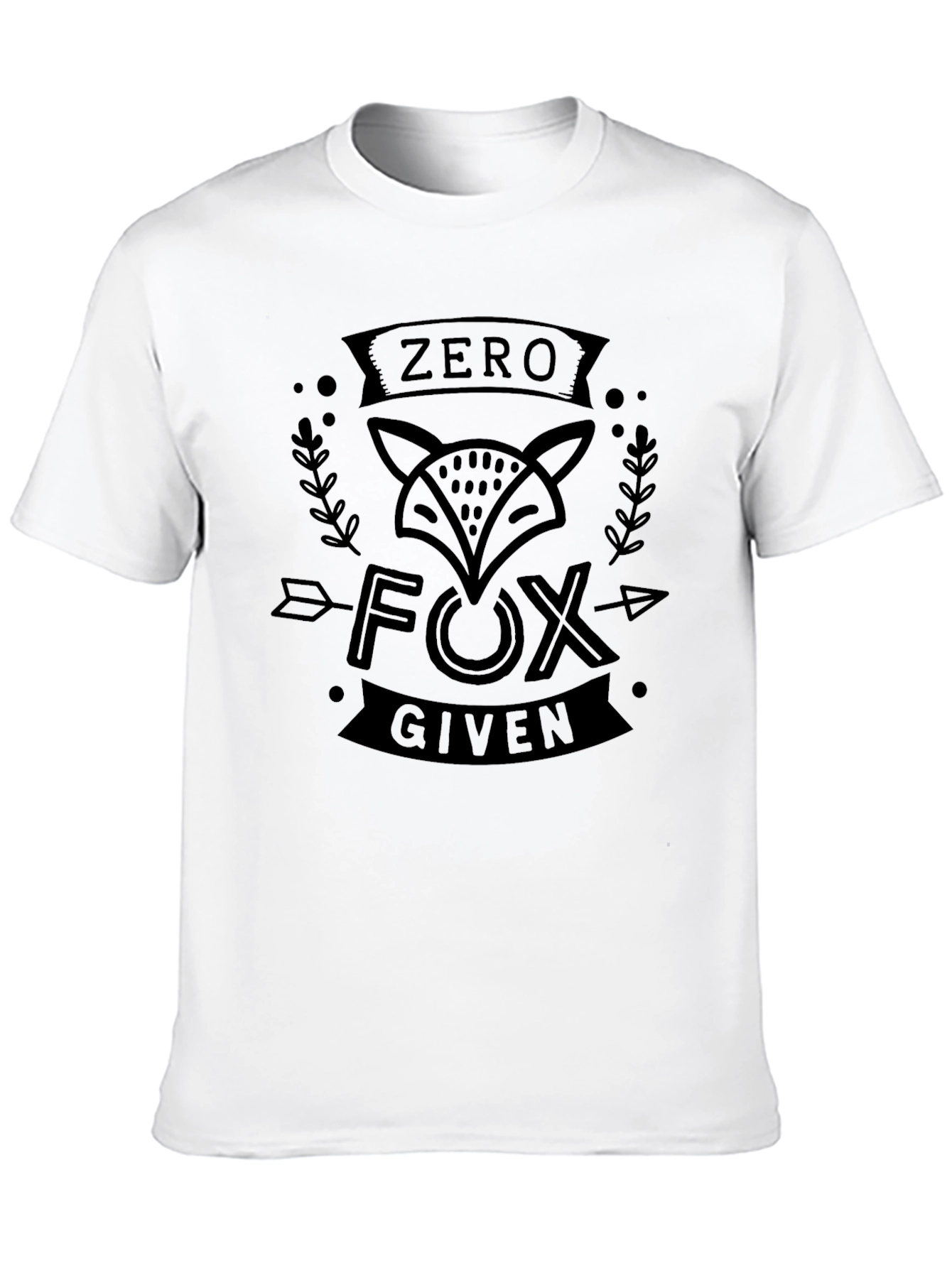 Zero Fox Given Graphic T-Shirt - Black