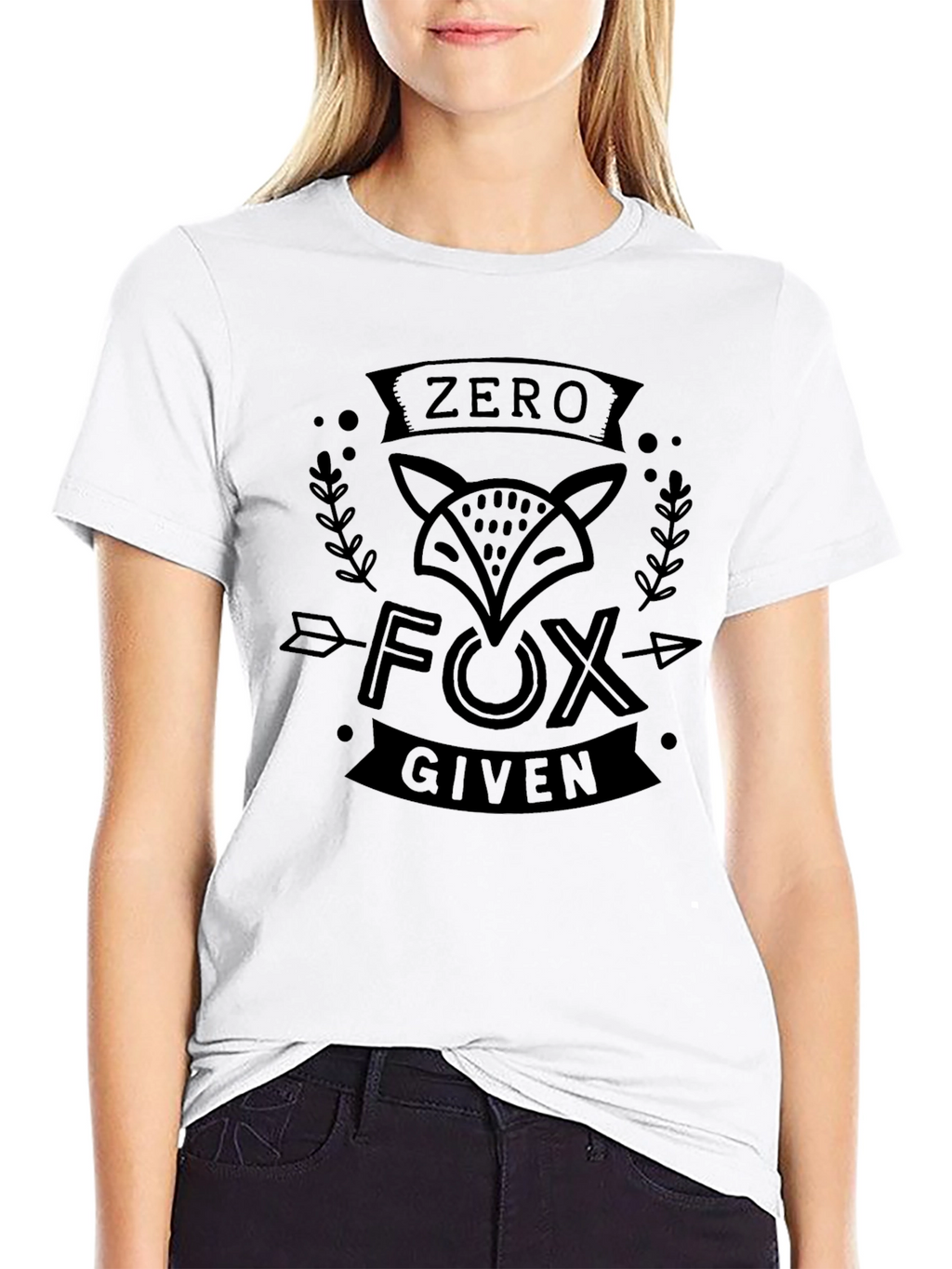 Zero Fox Given Graphic T-Shirt - Black