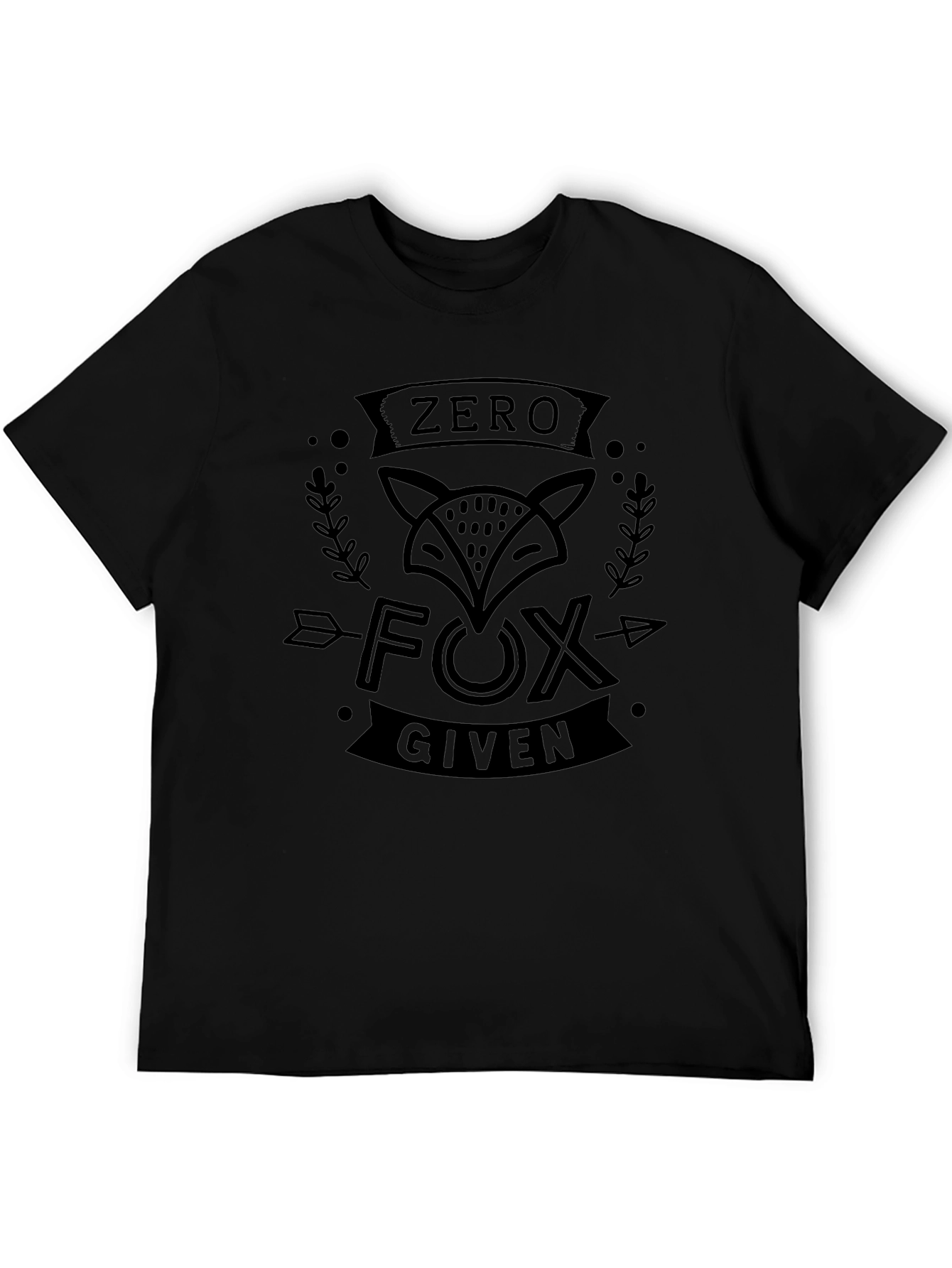 Zero Fox Given Graphic T-Shirt - Black