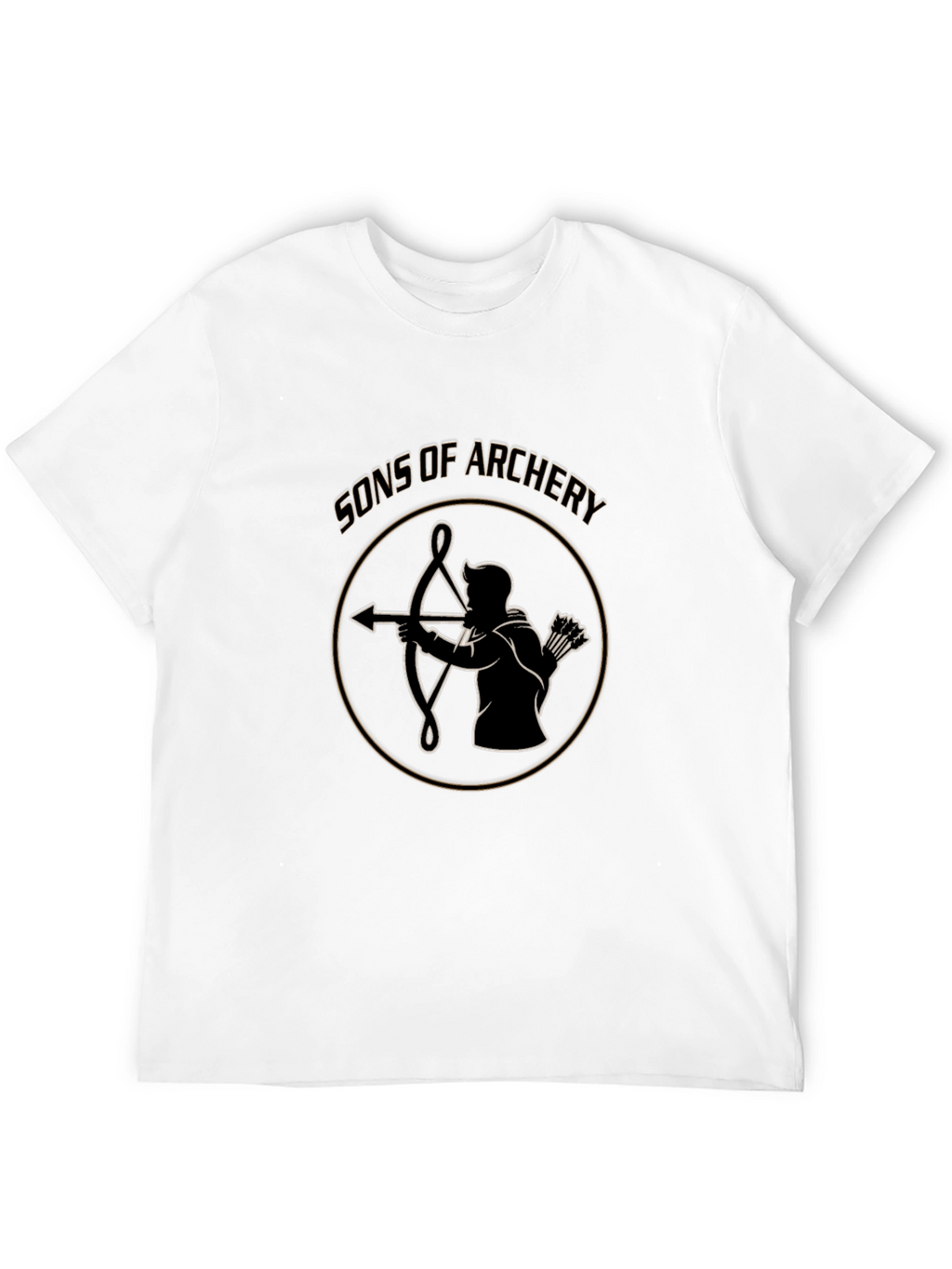 Sons of Archery Graphic Tee - Black Cotton T-Shirt