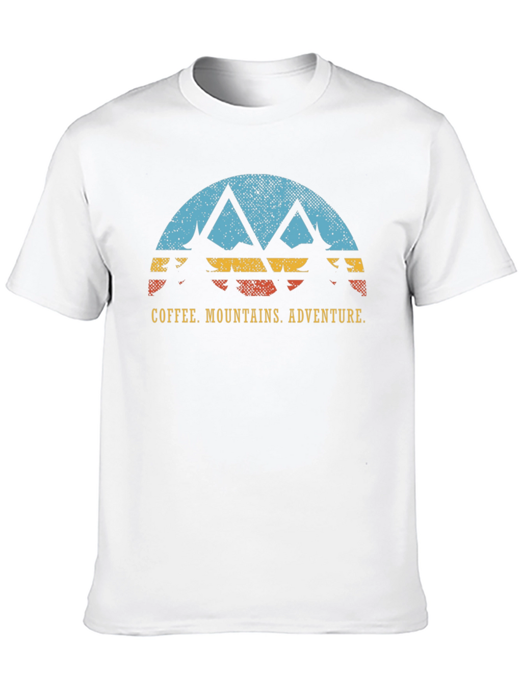 Coffee Mountains Adventure Black T-Shirt