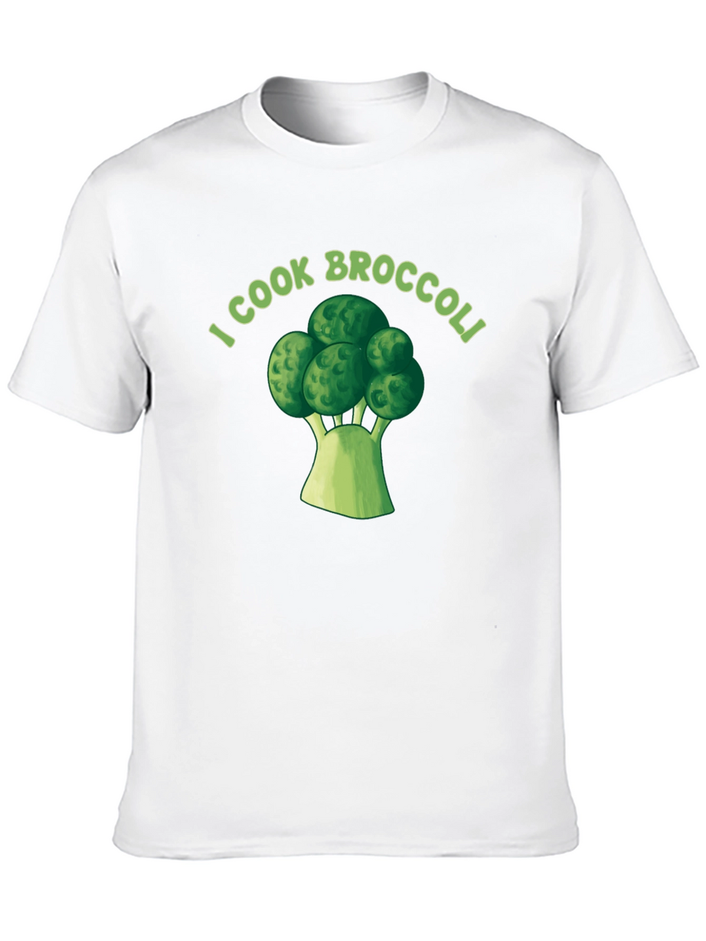 I Cook Broccoli T-Shirt - Funny Chef Tee