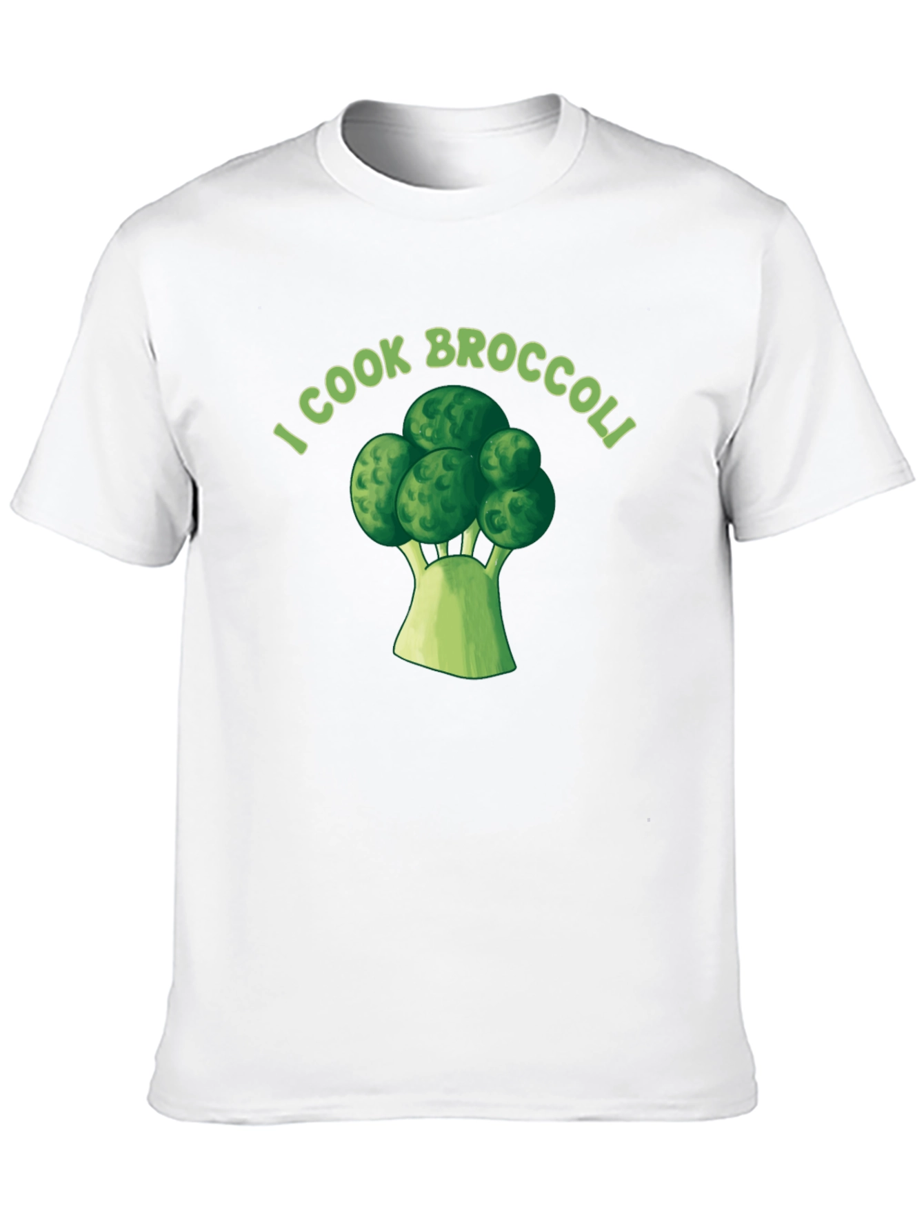I Cook Broccoli T-Shirt - Funny Chef Tee