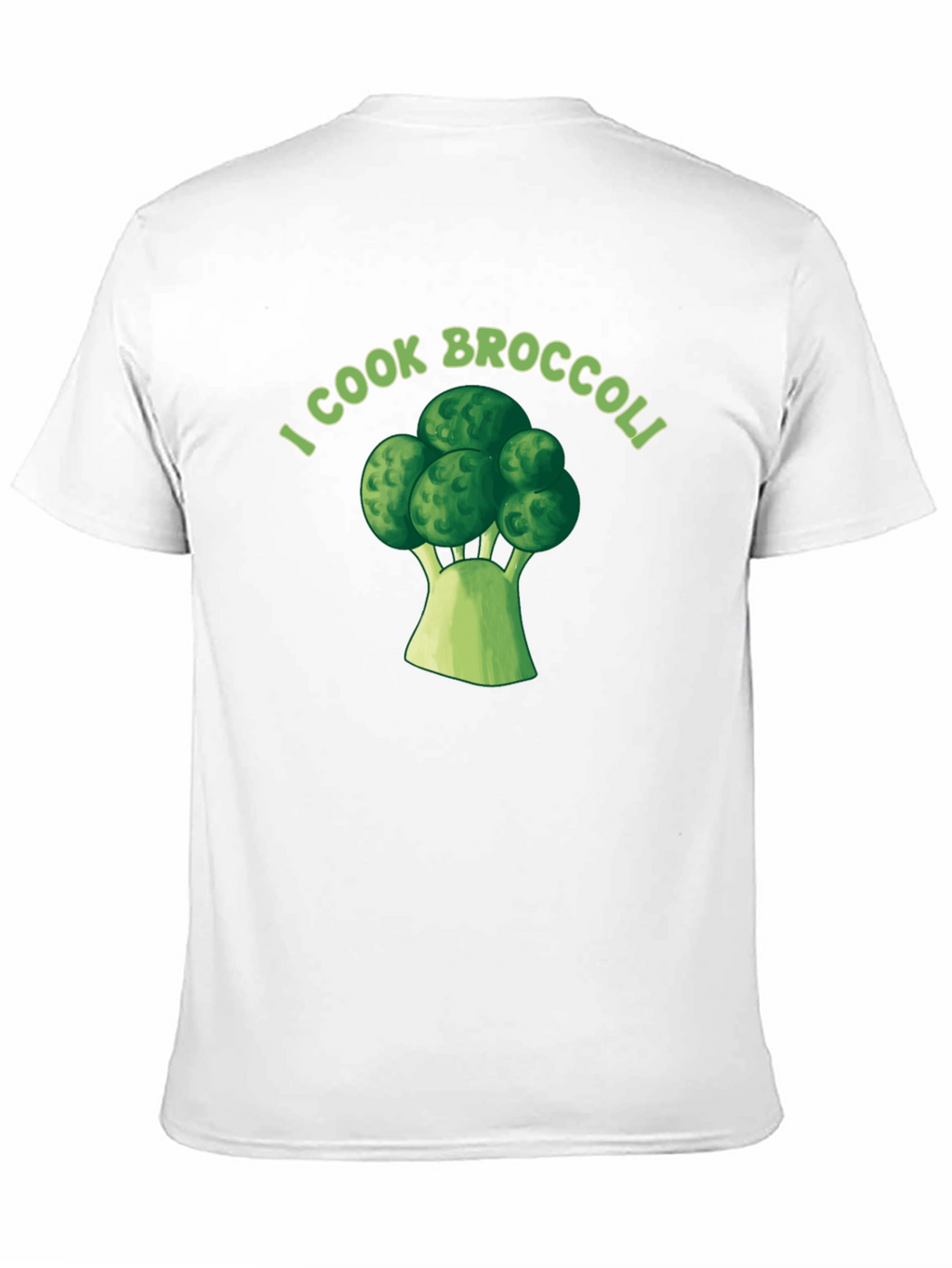 I Cook Broccoli T-Shirt - Funny Chef Tee